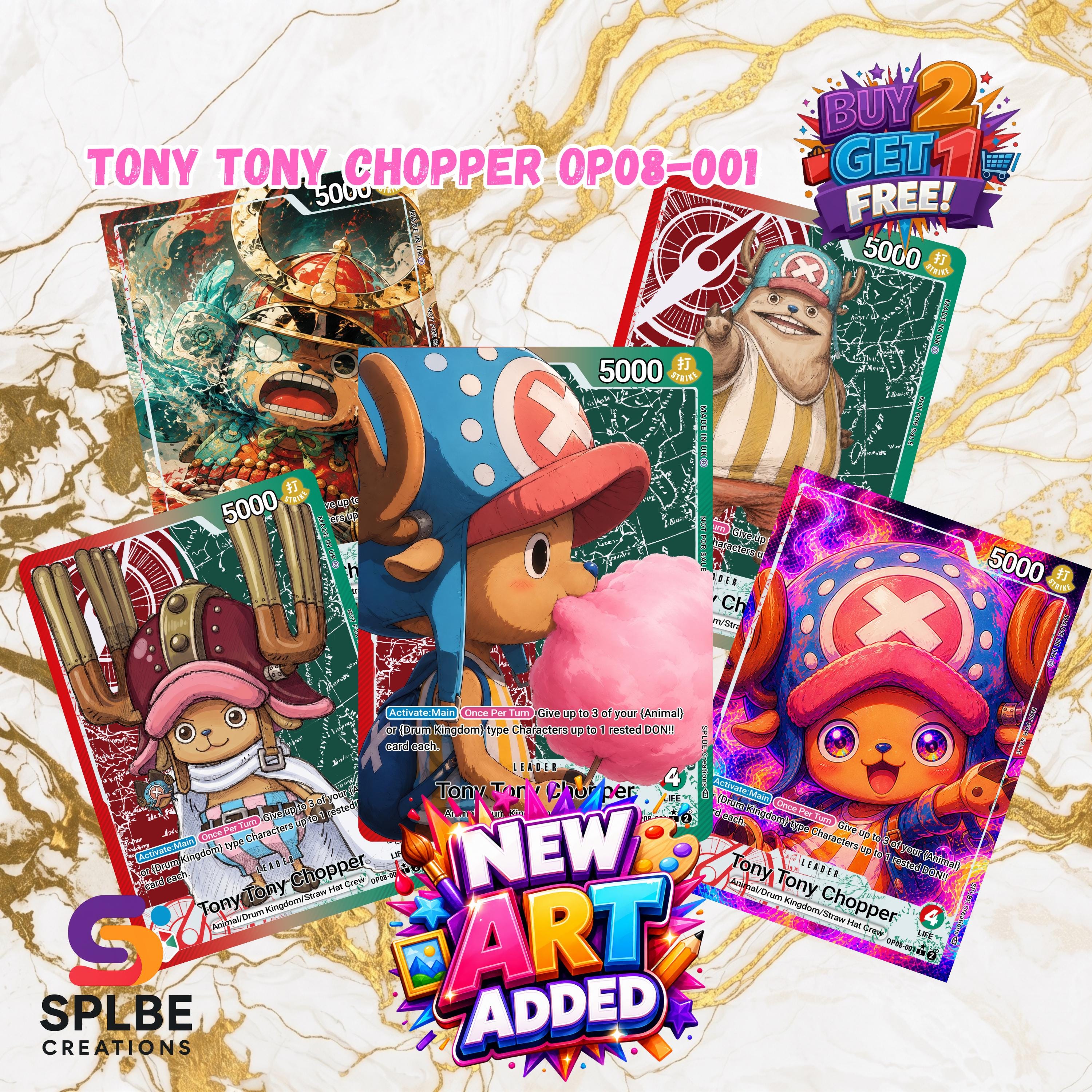 One Piece Chopper Card - Etsy Norway