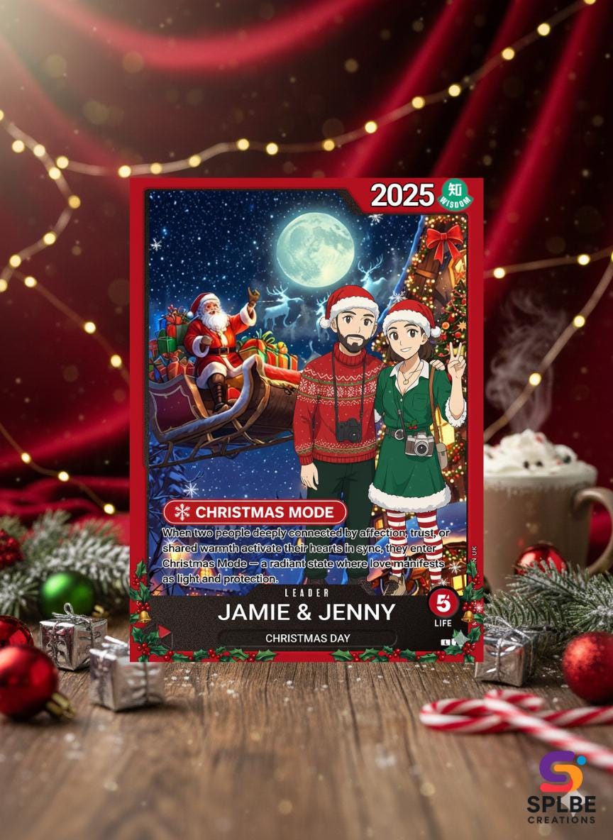 Onepiece Christmas Card - Etsy