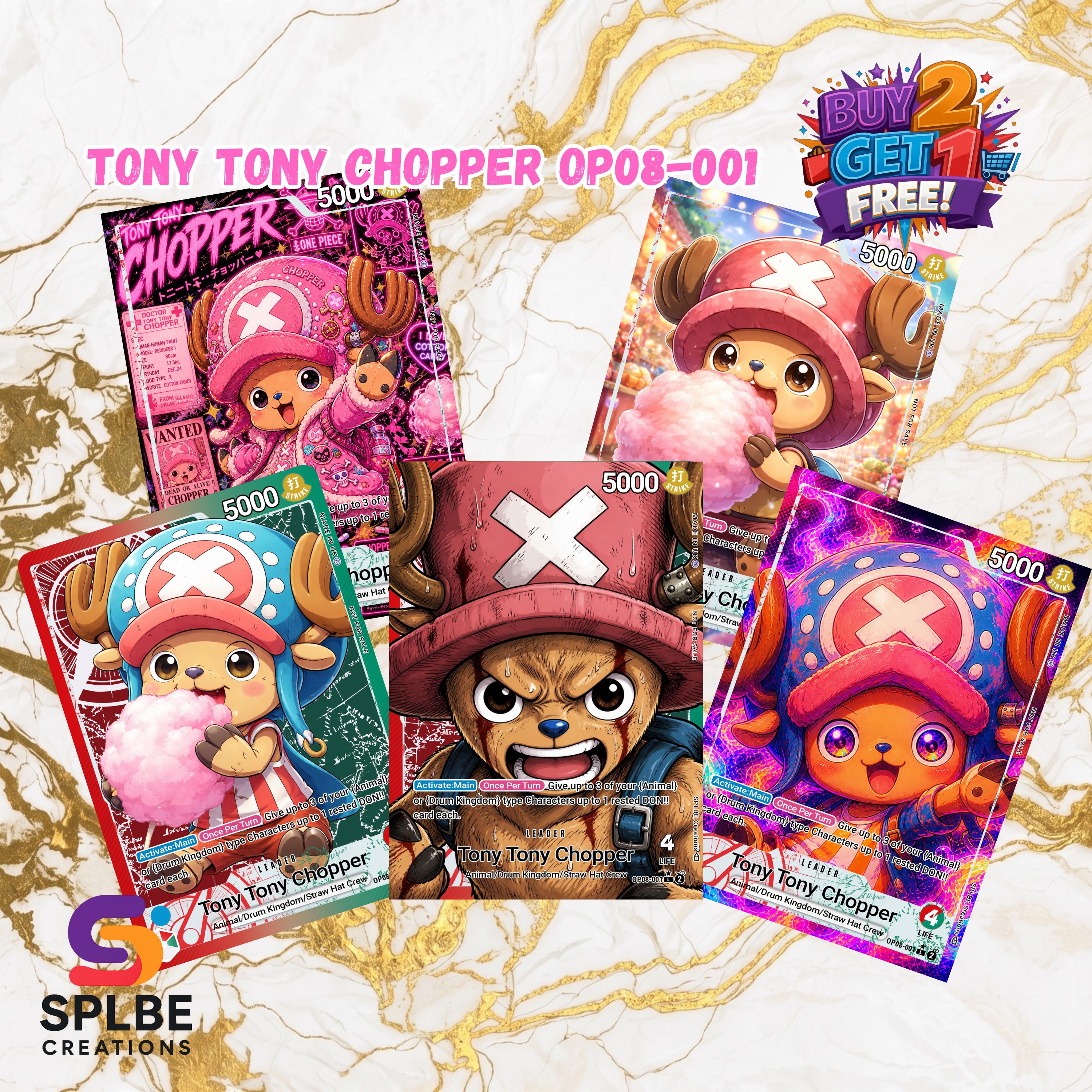 One Piece Chopper Card Sleeves - Etsy