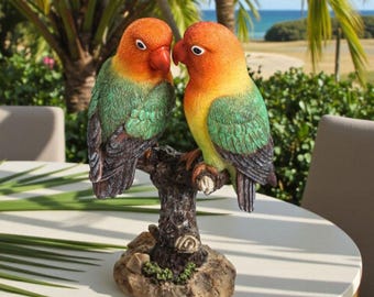 Parrot, Desk Decor, Bird Statue, Modern Home Decor, Bird Lover Gifts
