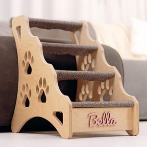 Gepersonaliseerde trap voor huisdieren met poten - honden- en kattenmeubels