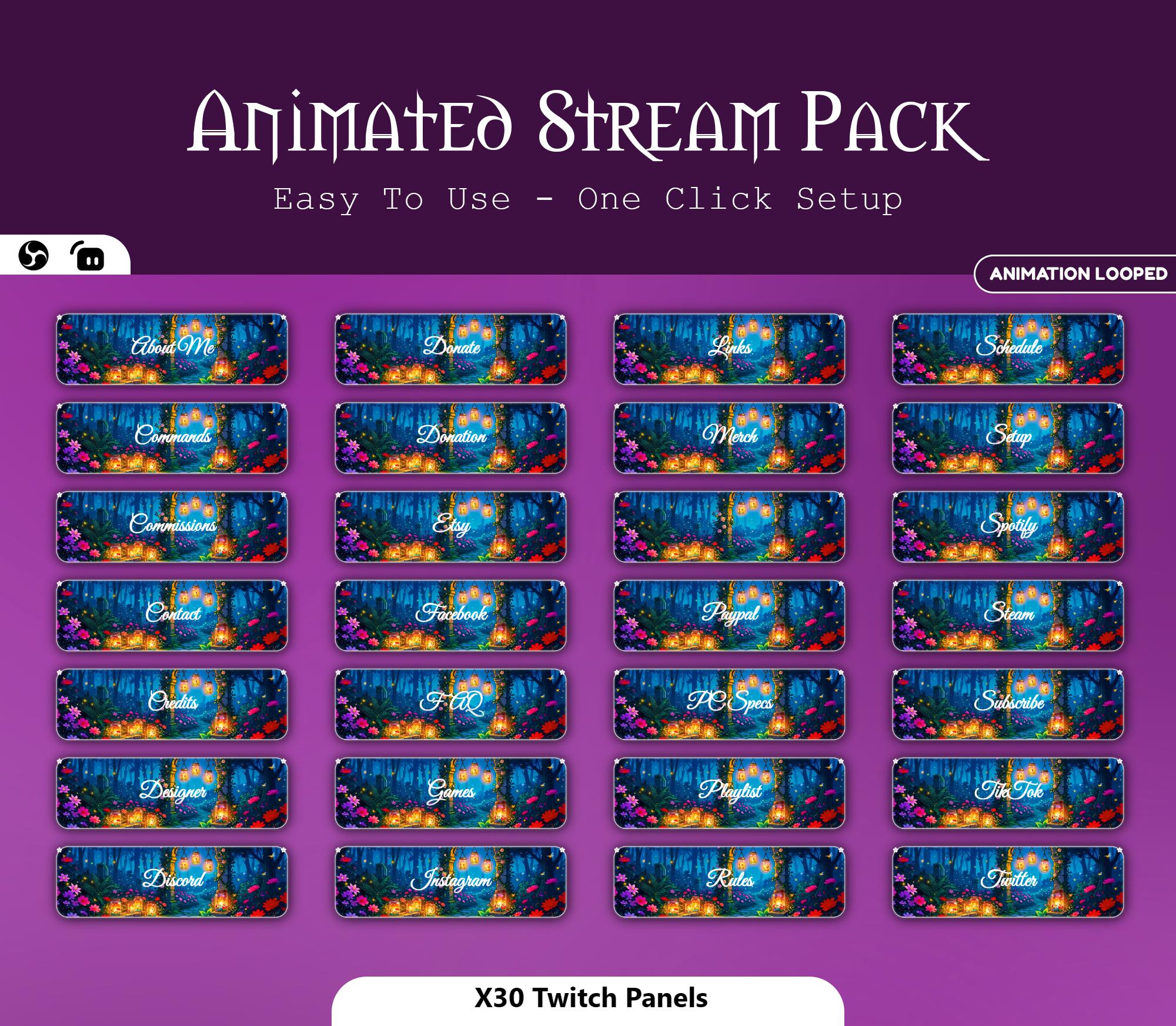 Magical Garden Animated Overlay — preview photo 4