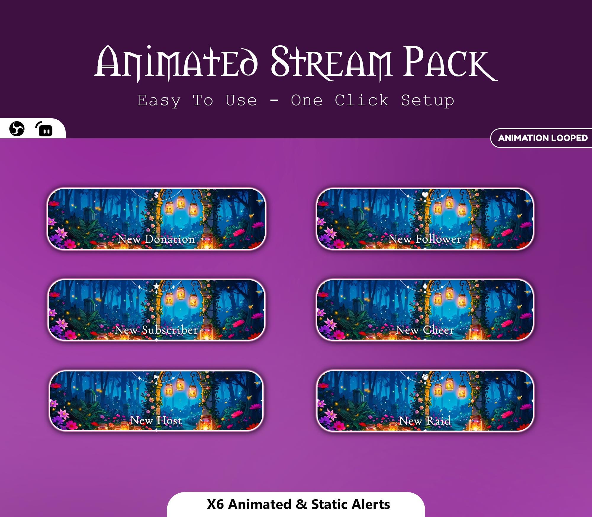 Magical Garden Animated Overlay — preview photo 7