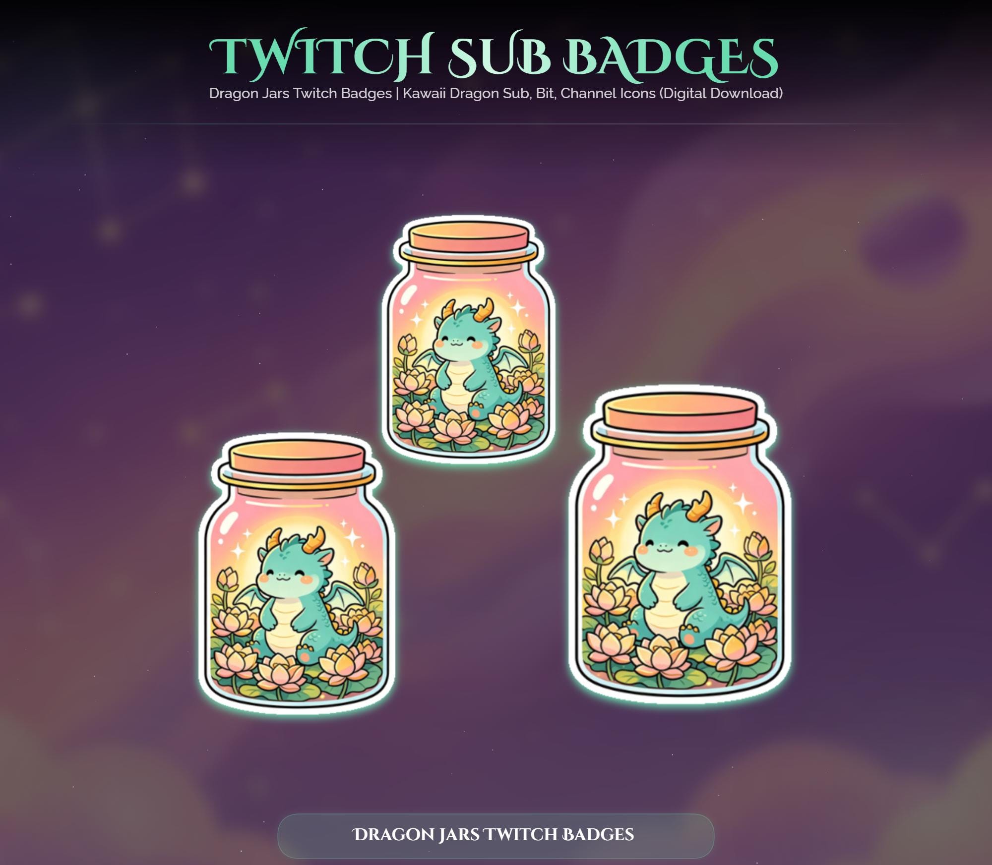 Dragon Jars Twitch Badges — preview photo 7