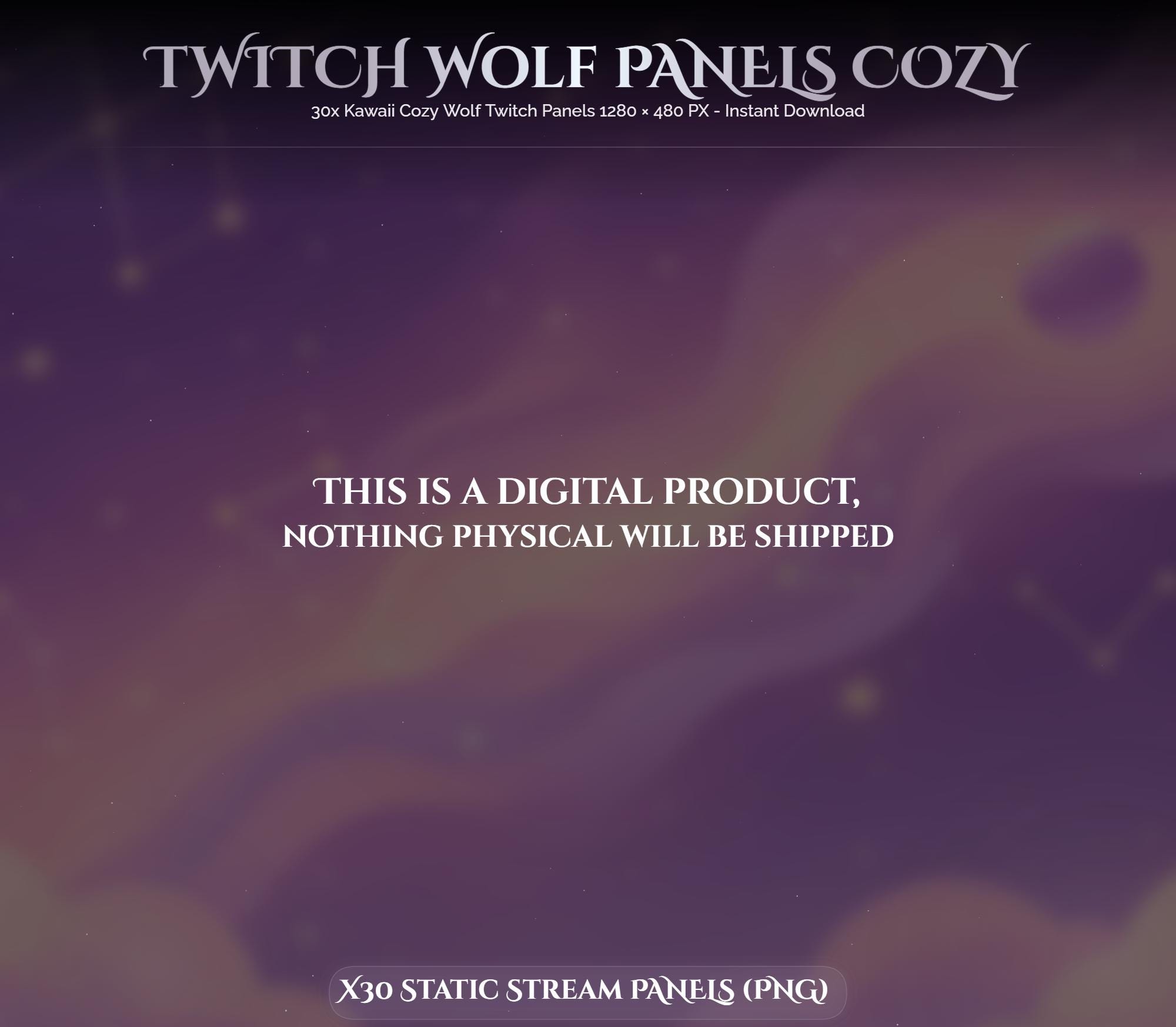 30x Twitch Wolf Panels — preview photo 6