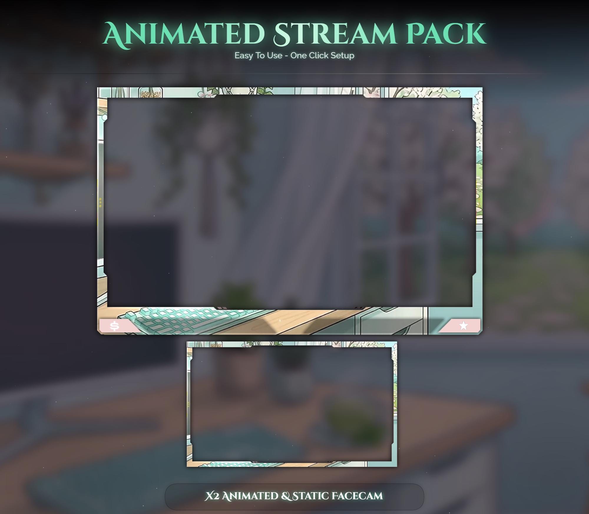 Matcha Koala Animated Stream Package — preview photo 5