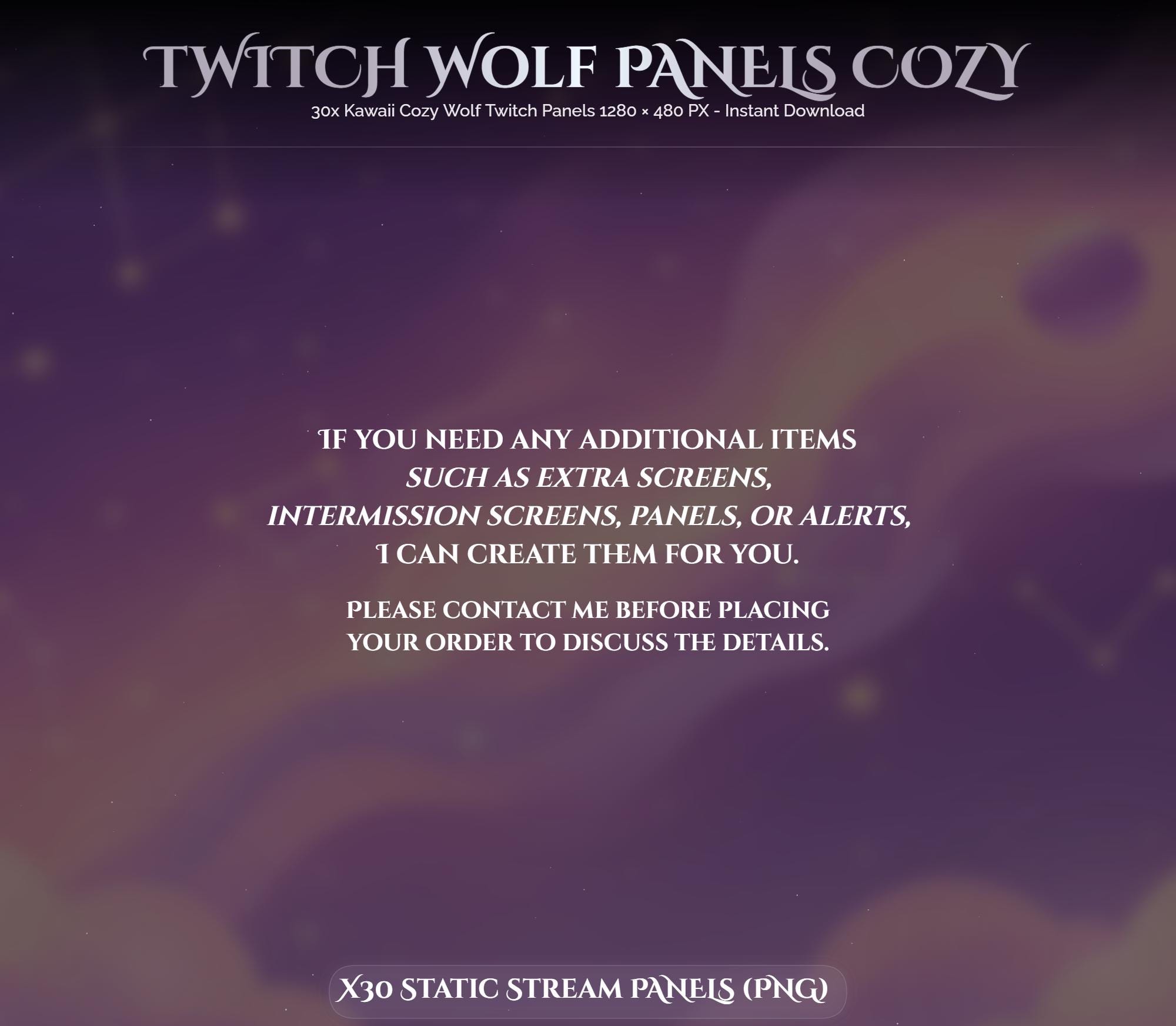 30x Twitch Wolf Panels — preview photo 5