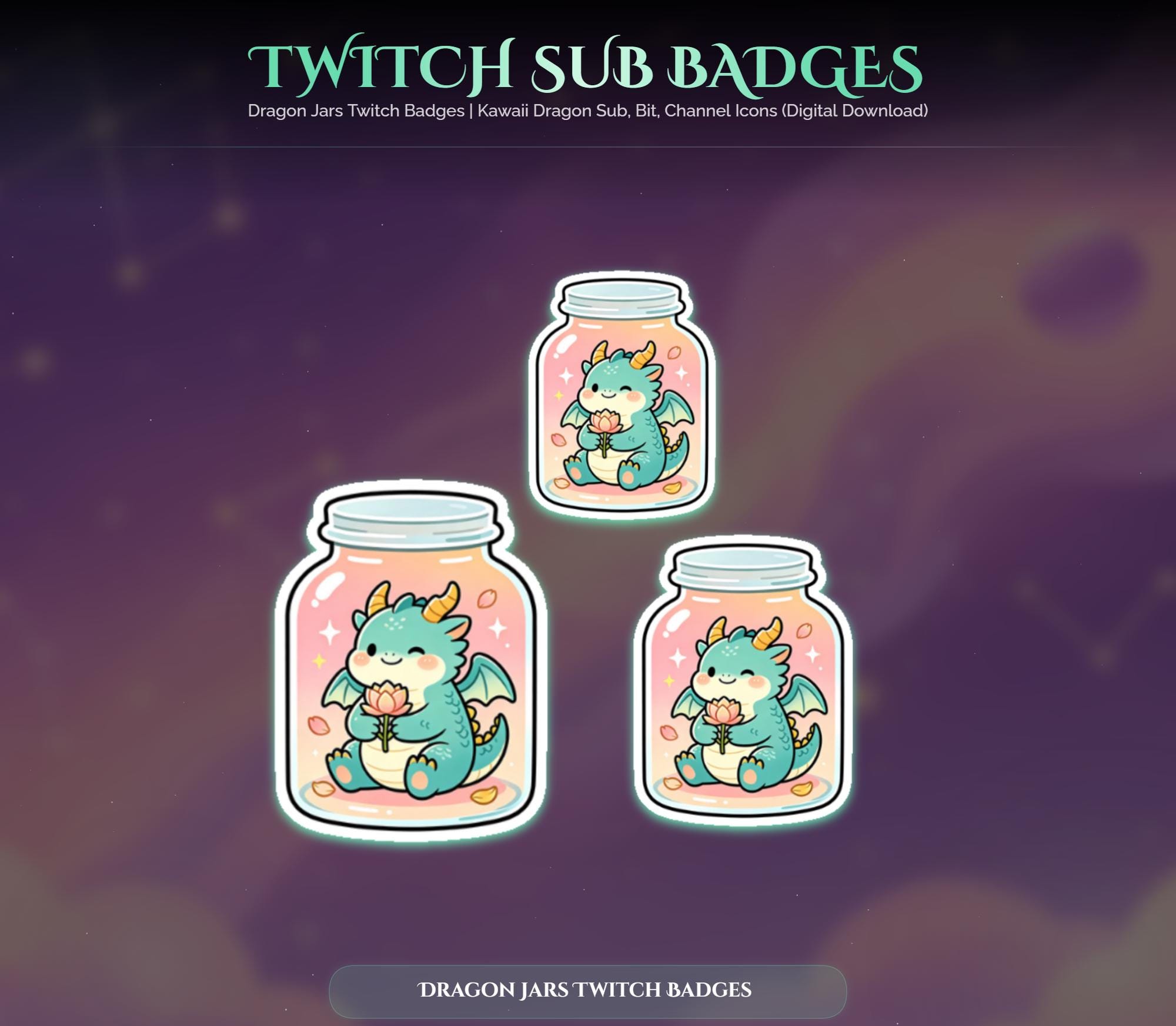 Dragon Jars Twitch Badges — preview photo 4