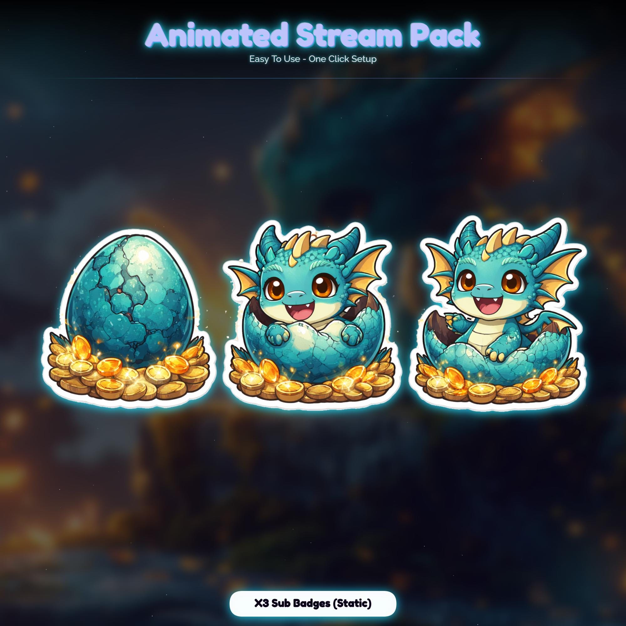 Dragon Magical Animated Stream Package — preview photo 7