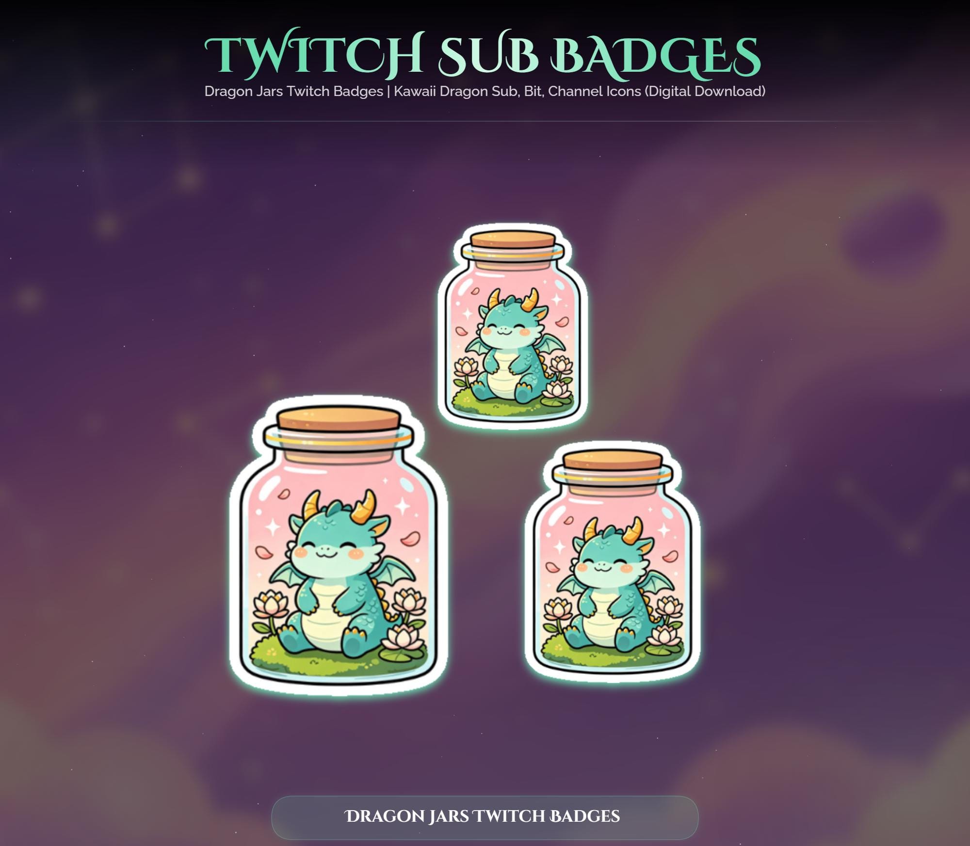 Dragon Jars Twitch Badges — preview photo 5