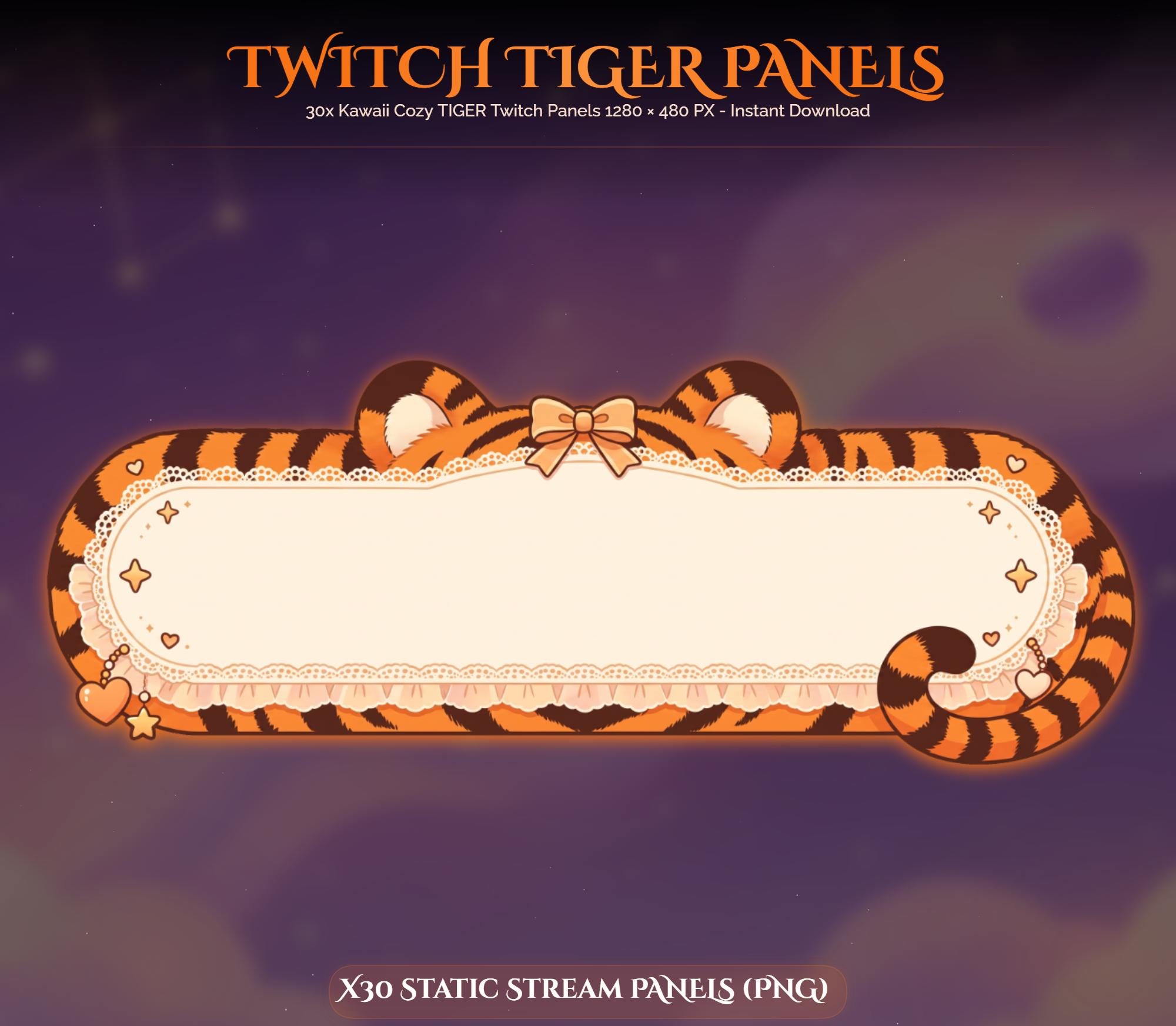 30x Twitch Tiger Panels — preview photo 4