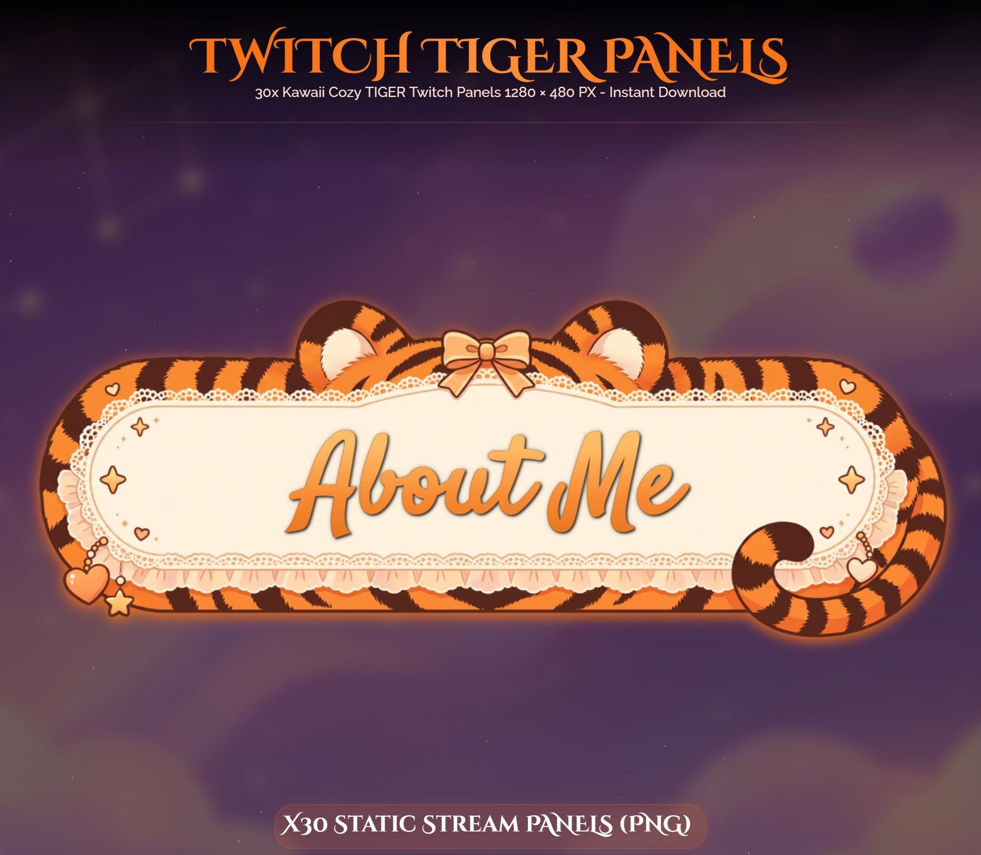 30x Twitch Tiger Panels — preview photo 2