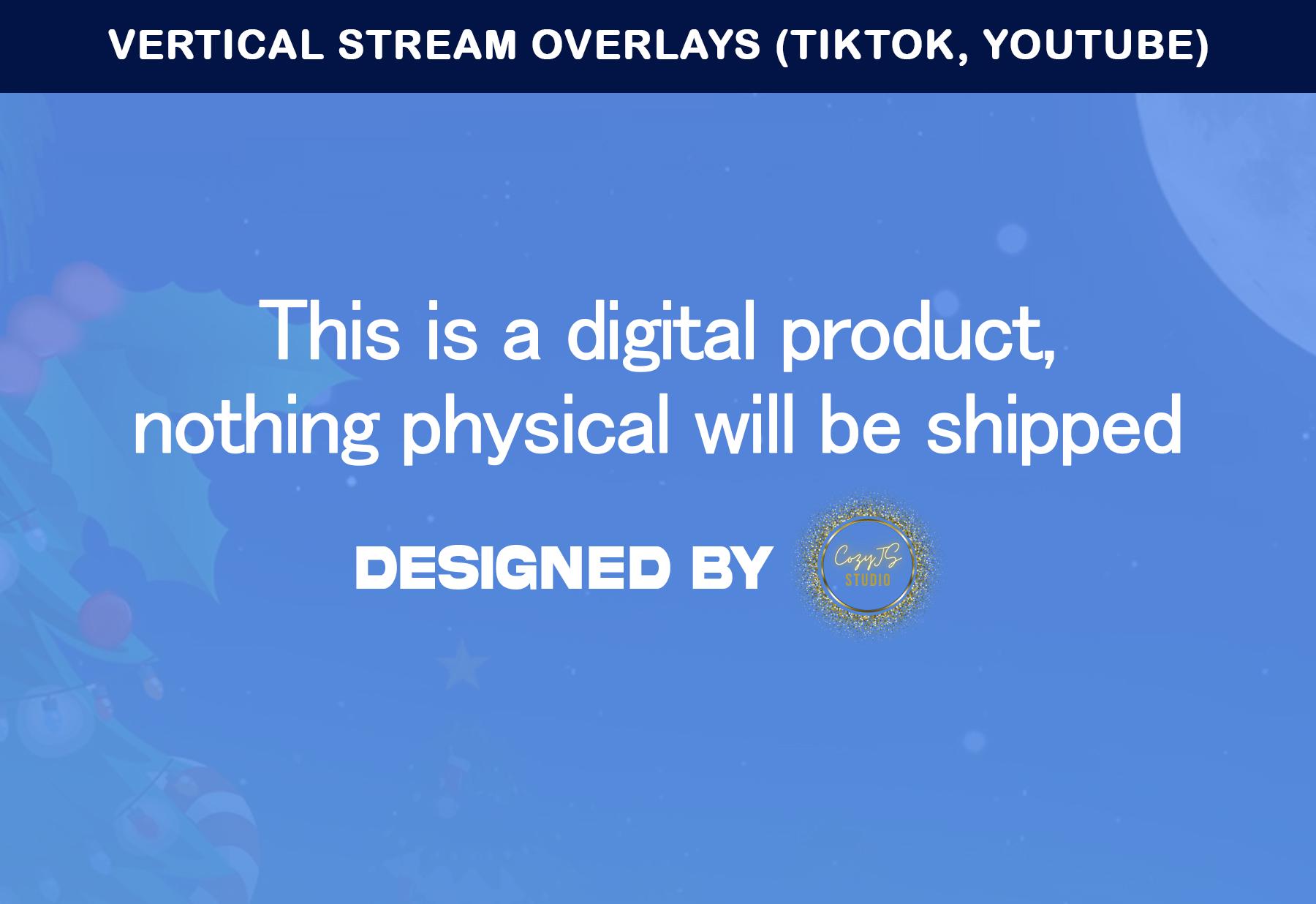 Christmas Animated TikTok Stream Overlay Package (Digital Download) — preview photo 10