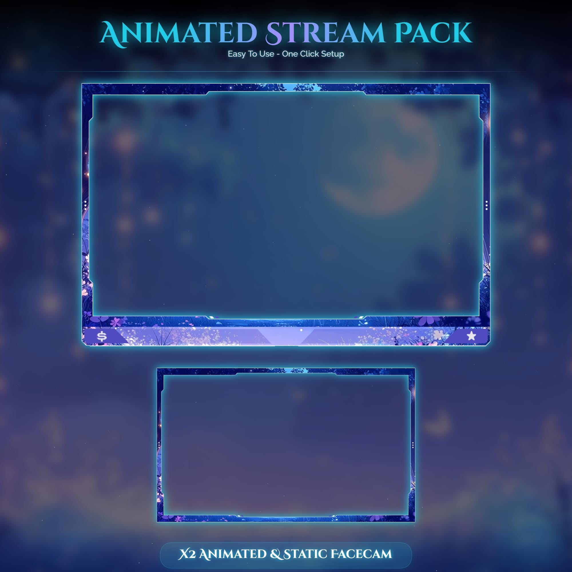 Turtle Forest Magic Animated Stream Package — preview photo 5