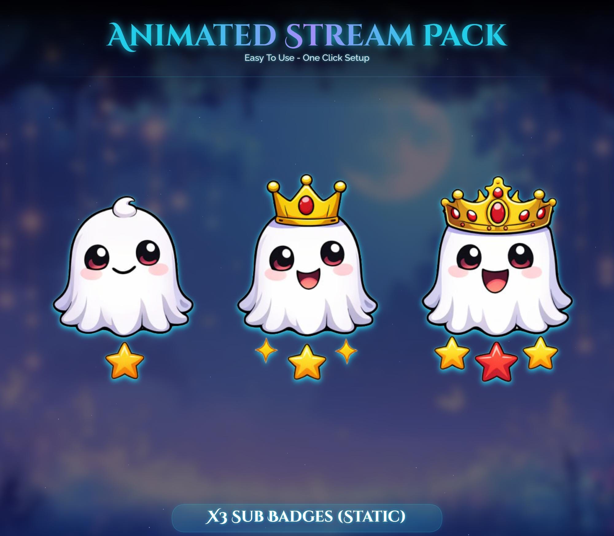 Ghost Forest Magic Animated Stream Package — preview photo 10