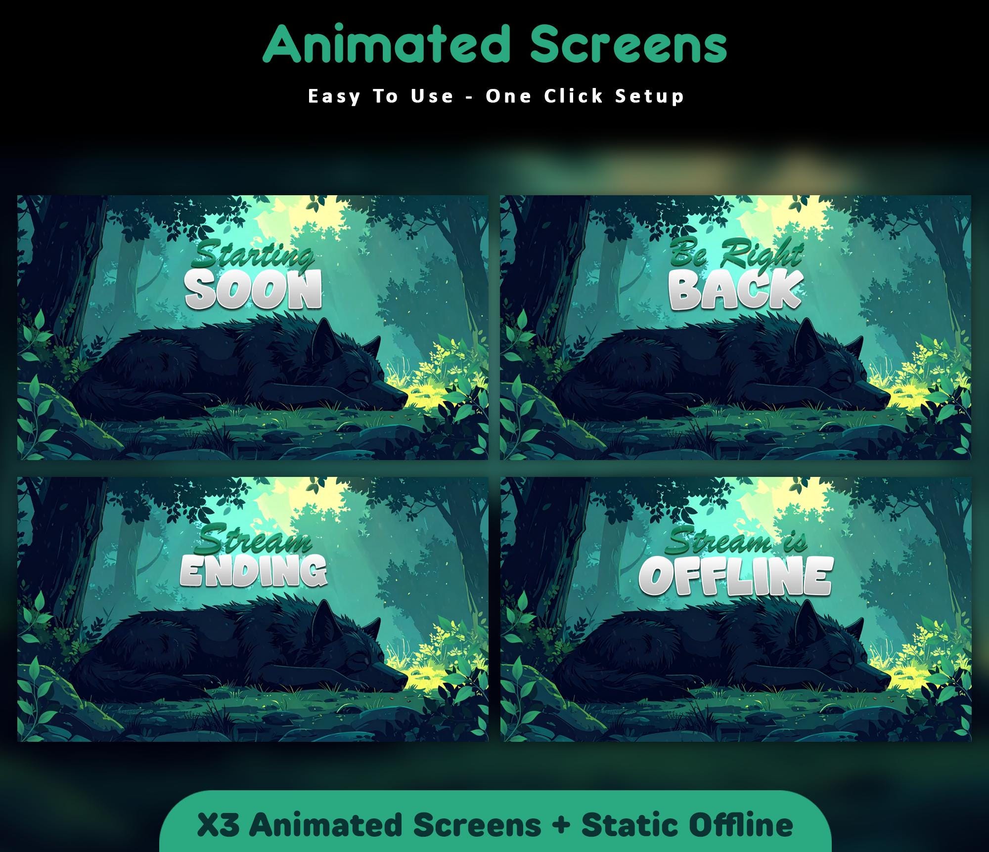 Silent Wolf Twitch Screens