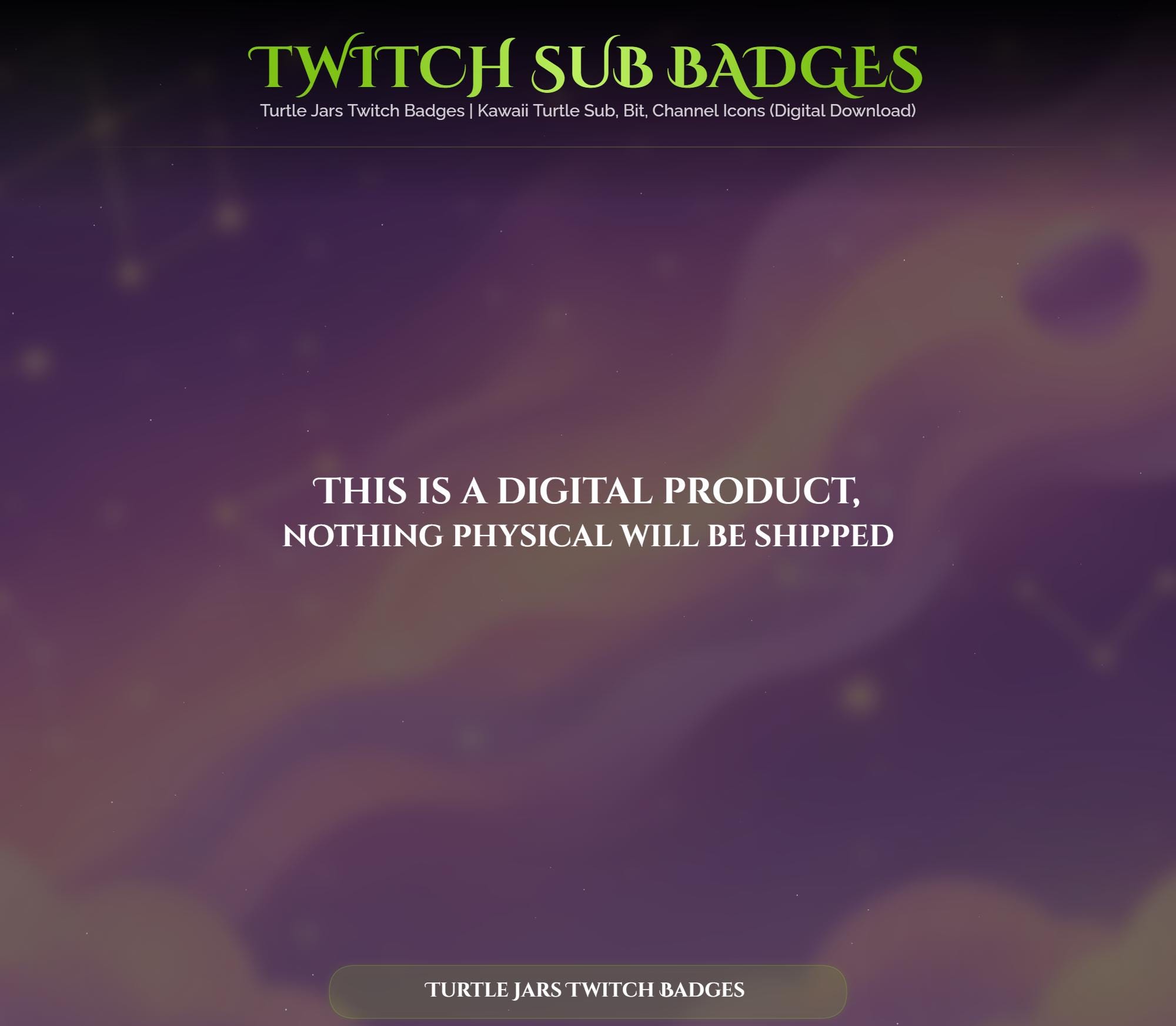 Sakura Turtle Jars Twitch Badges — preview photo 10