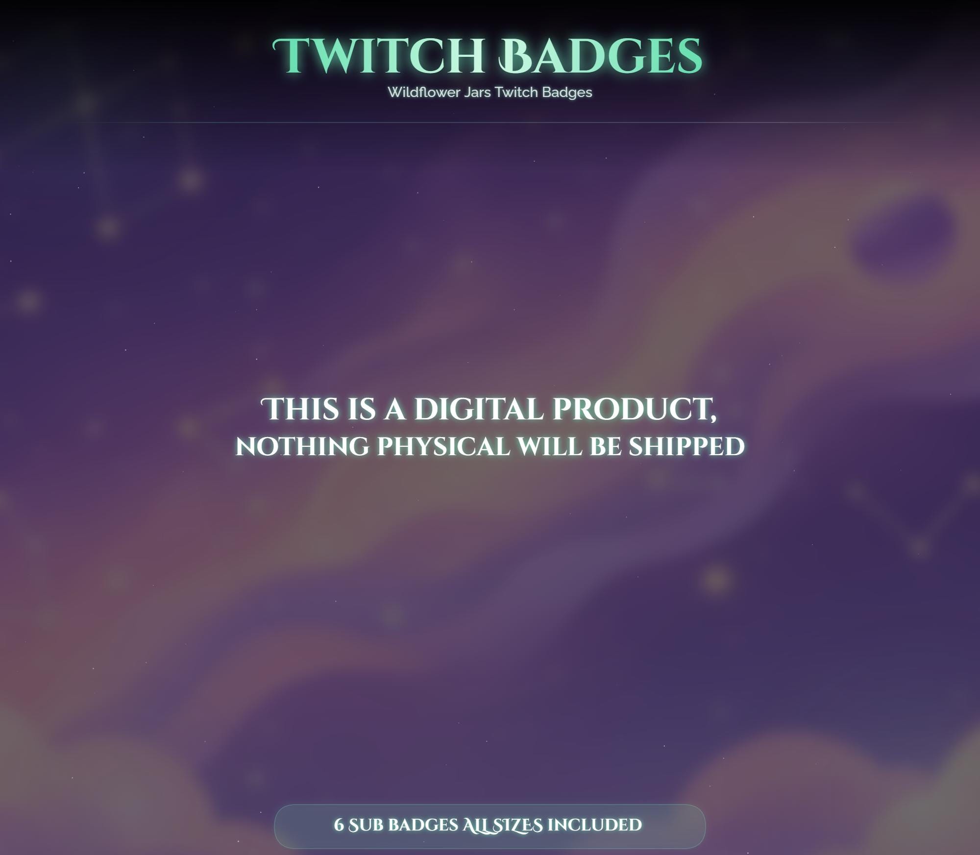 Wildflower Jars Twitch Badges — preview photo 5