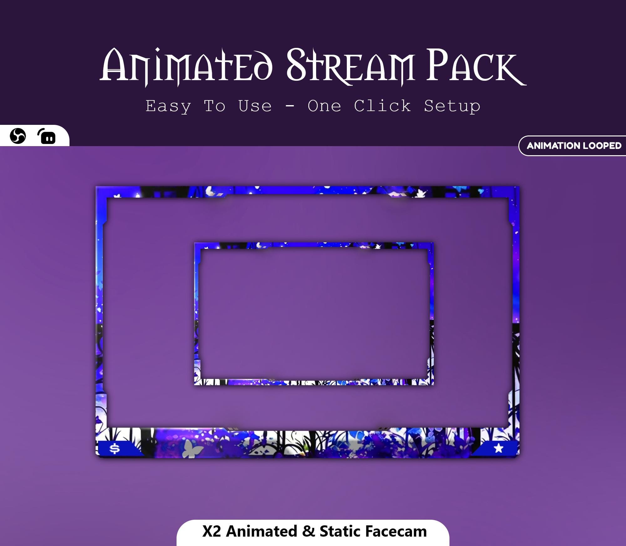 Magical Moonlight Balcony Animated Overlay — preview photo 5
