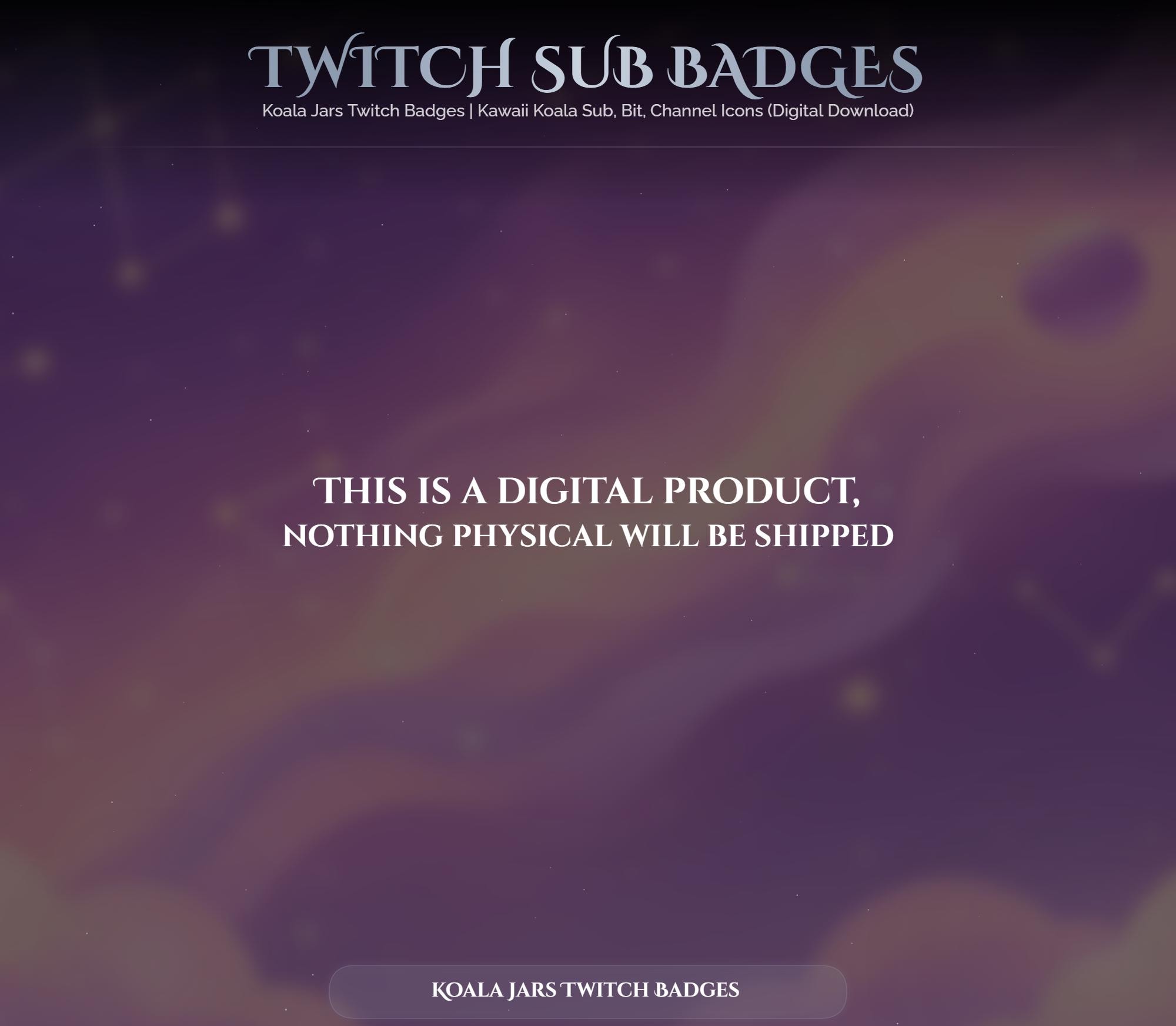 Koala Jars Twitch Badges — preview photo 10