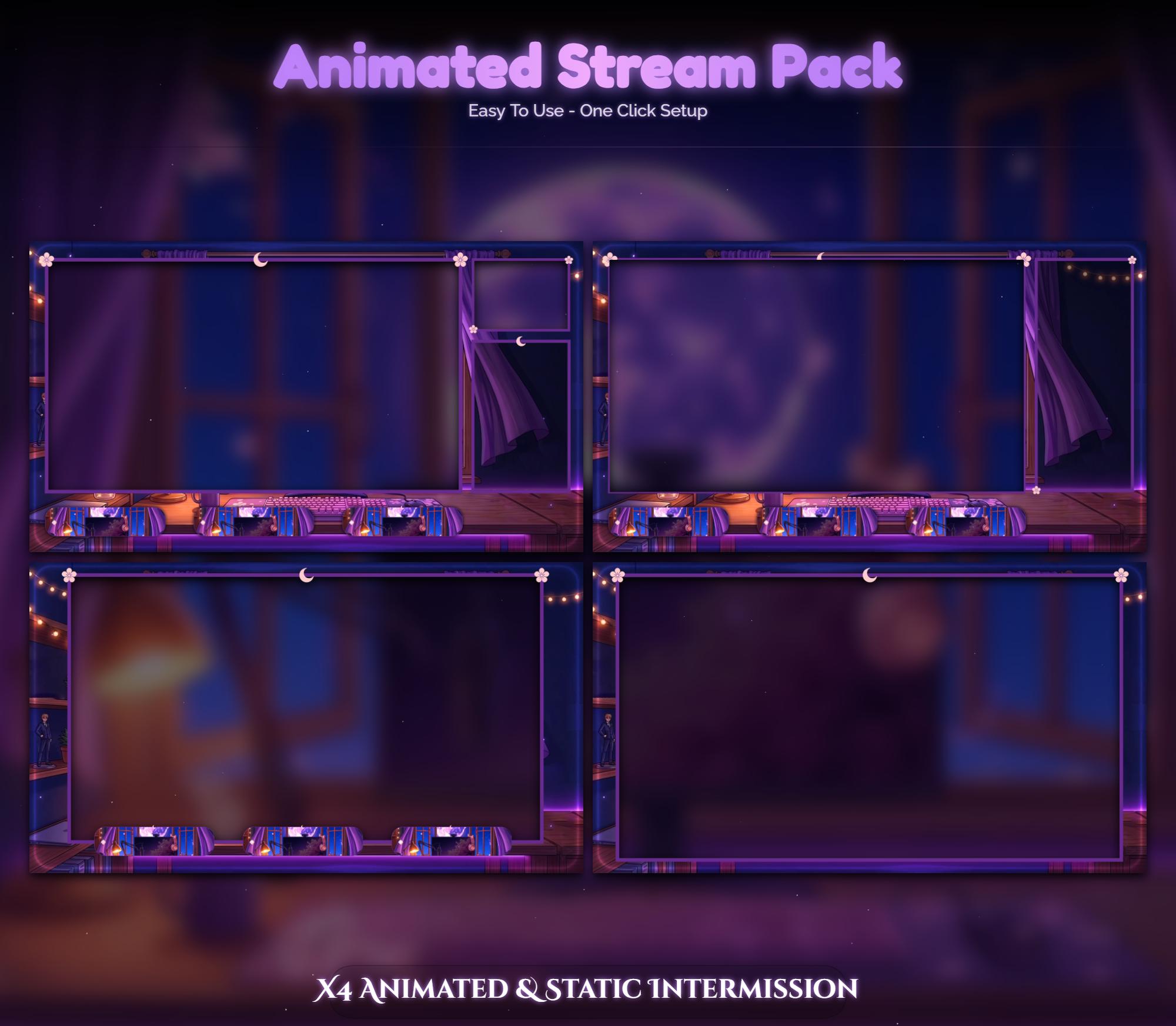 Panda Room Setup Animated Stream Pack — preview photo 3