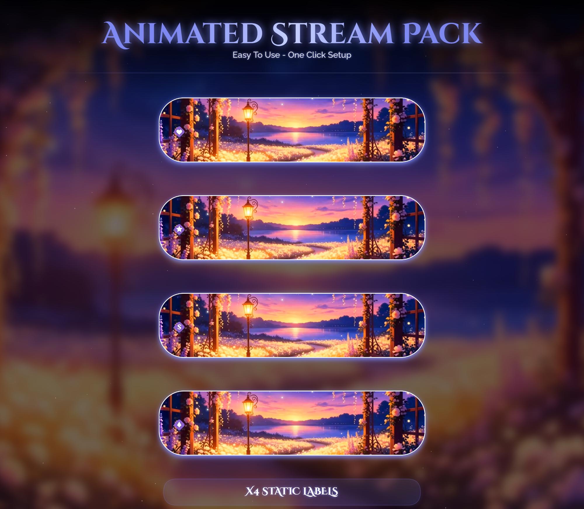 Cozy Garden Animated Overlay Bundle — preview photo 7