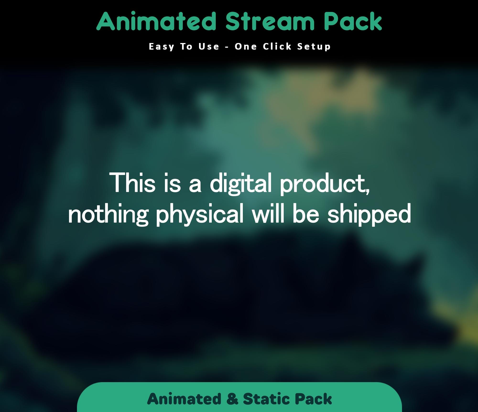 Forest Wolf Animated Stream Package: For Twitch Overlay, YouTube, Kick — preview photo 10