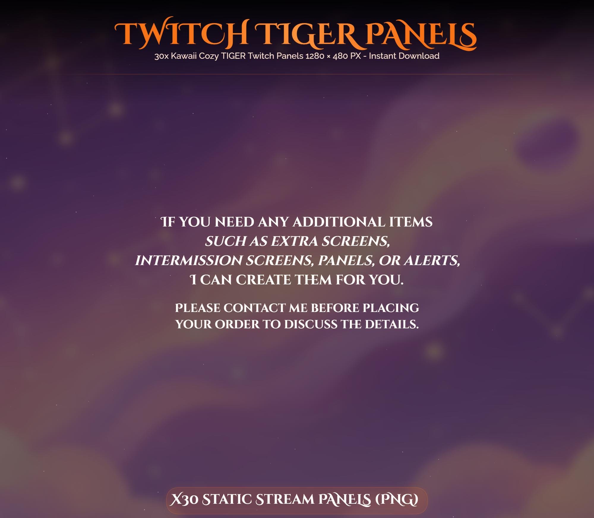 30x Twitch Tiger Panels — preview photo 6