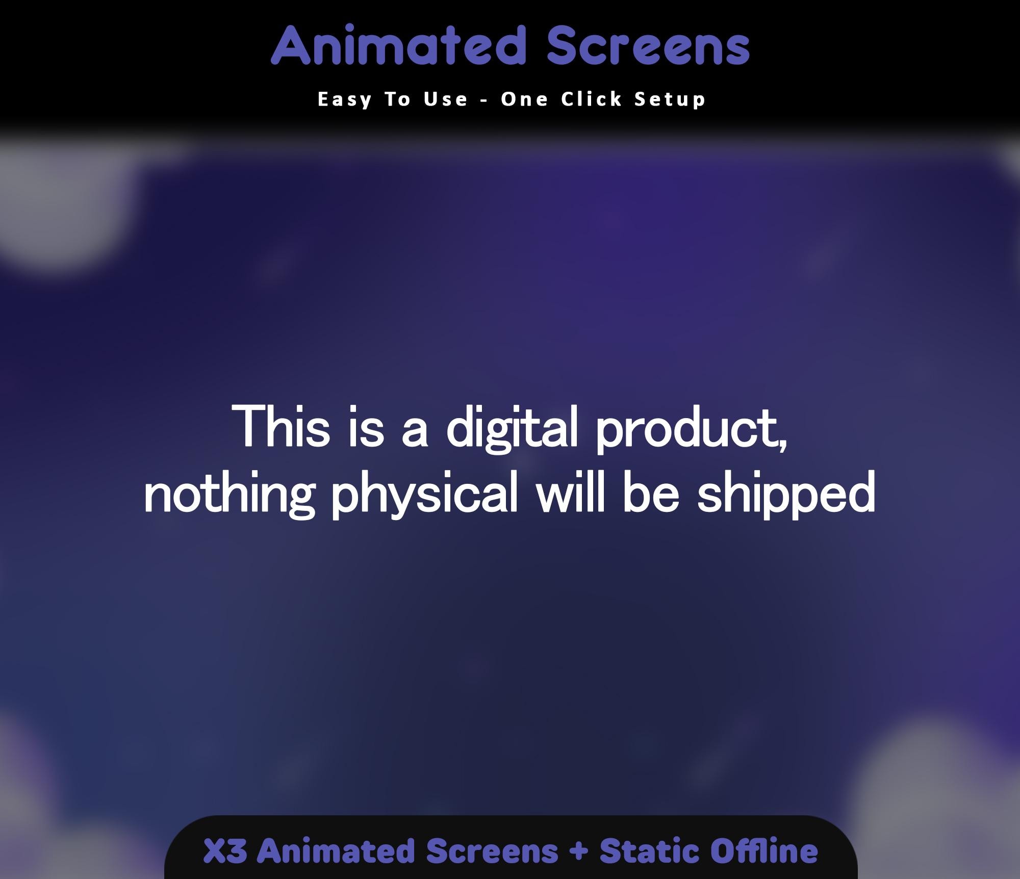 Purple Clouds Twitch Screens — preview photo 7