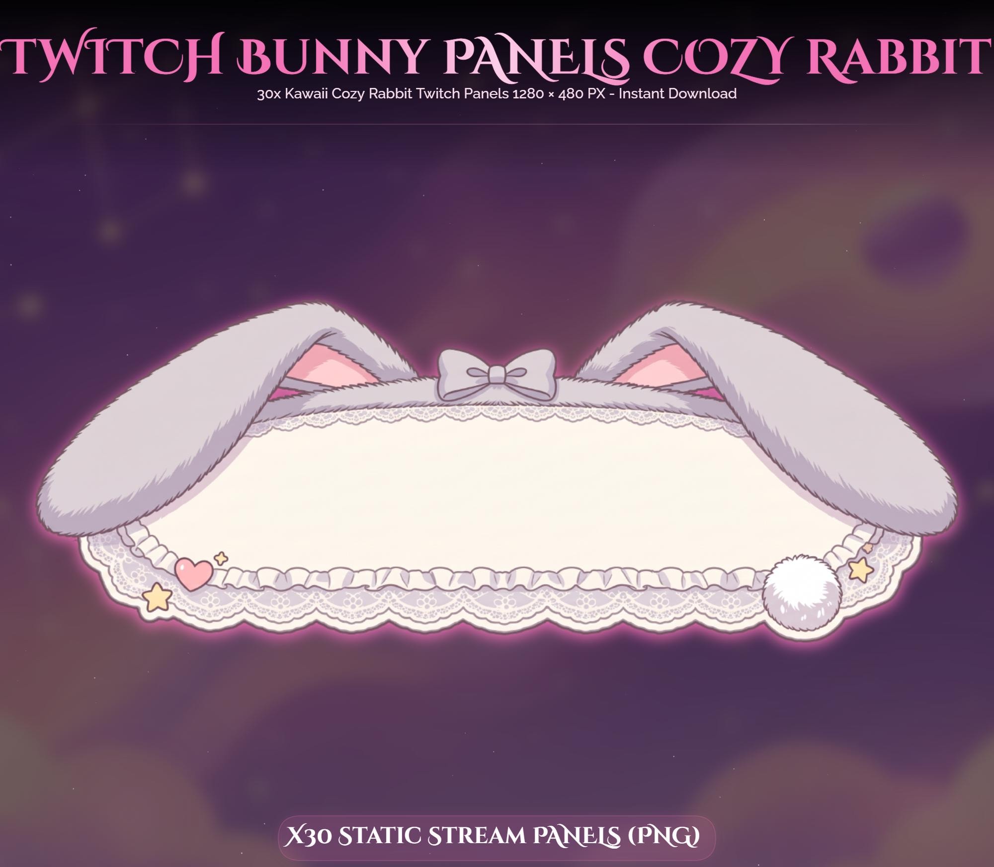 30x Twitch Bunny Panels — preview photo 3