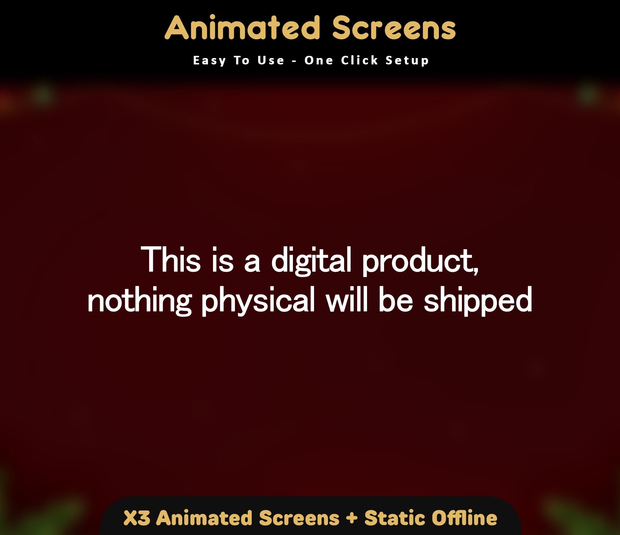 Red Gold Twitch Screens — preview photo 7