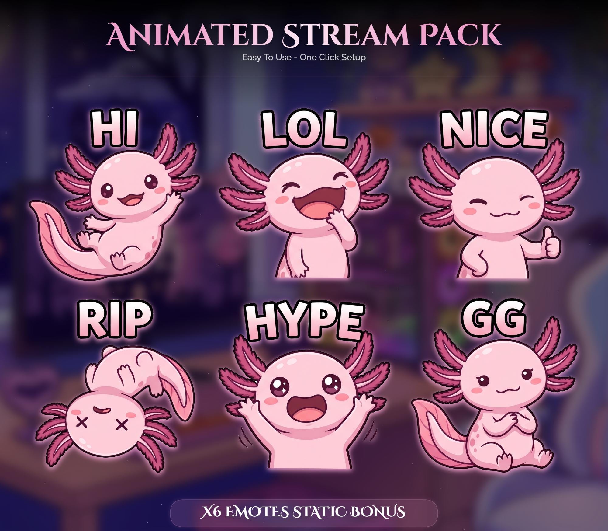 Animated Spooky Halloween Twitch Overlay Pack — preview photo 7