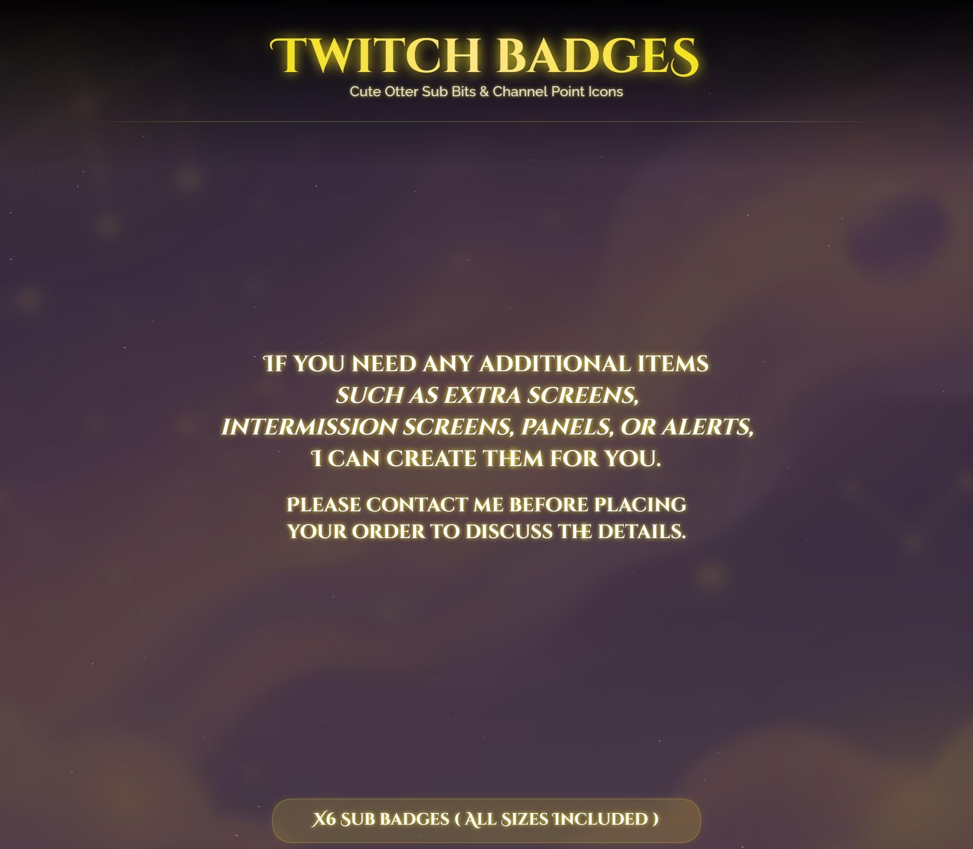 Otter Twitch Sub Badges — preview photo 6