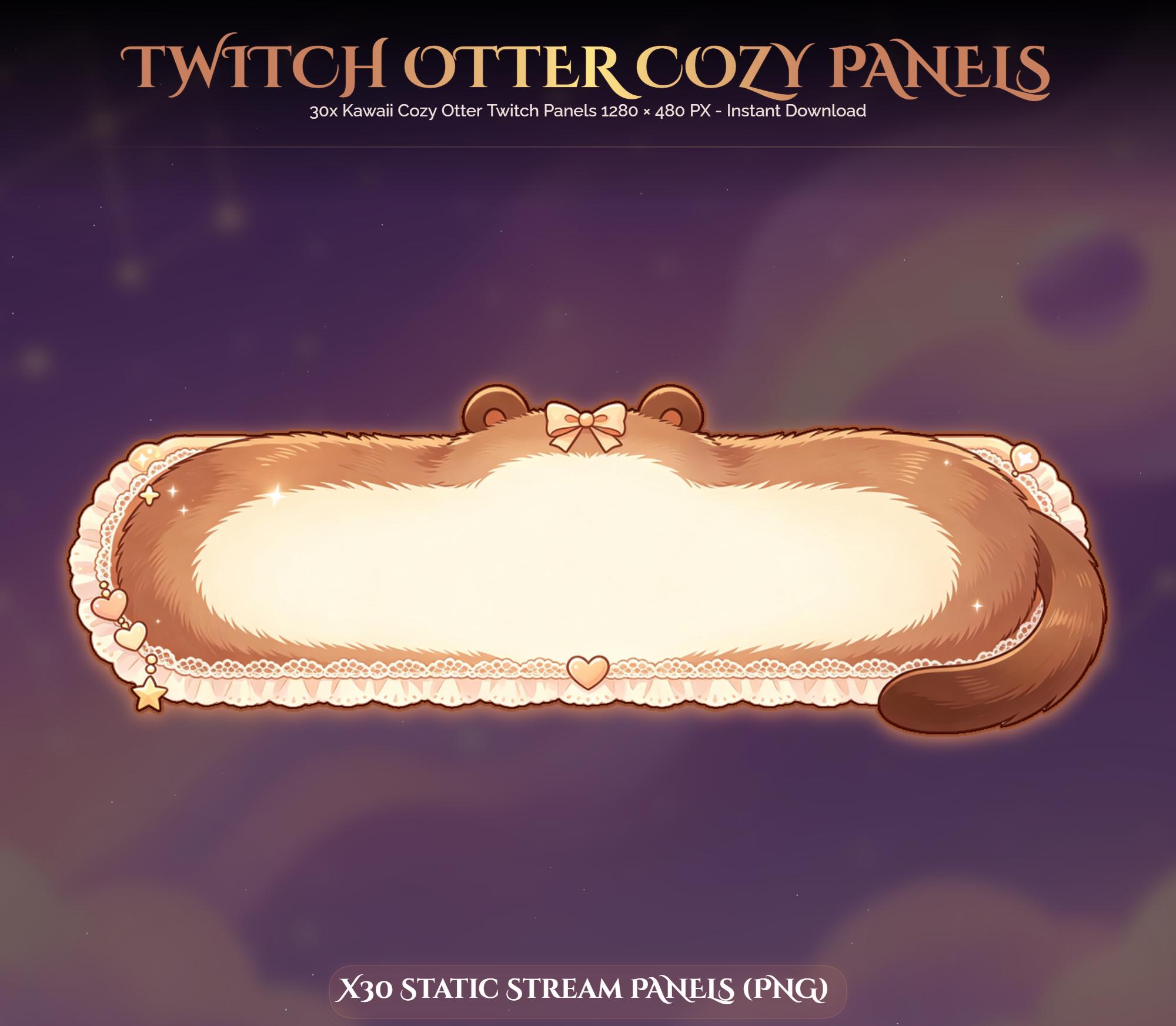 30x Twitch Otter Panels — preview photo 3