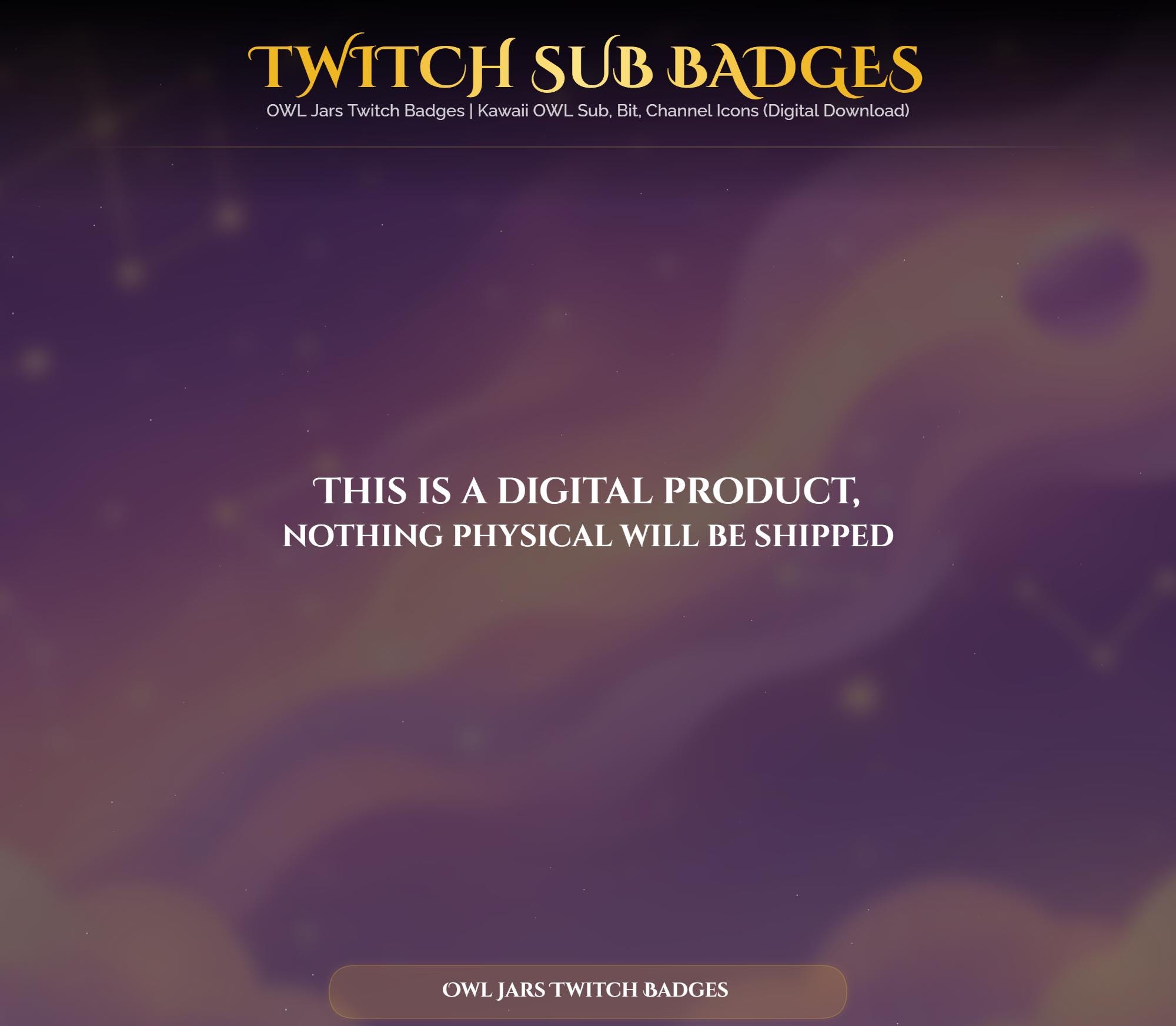 Sakura Owl Jars Twitch Badges — preview photo 10
