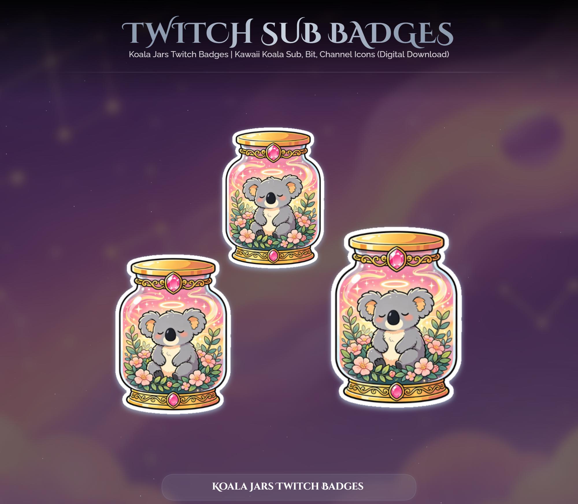 Koala Jars Twitch Badges — preview photo 9