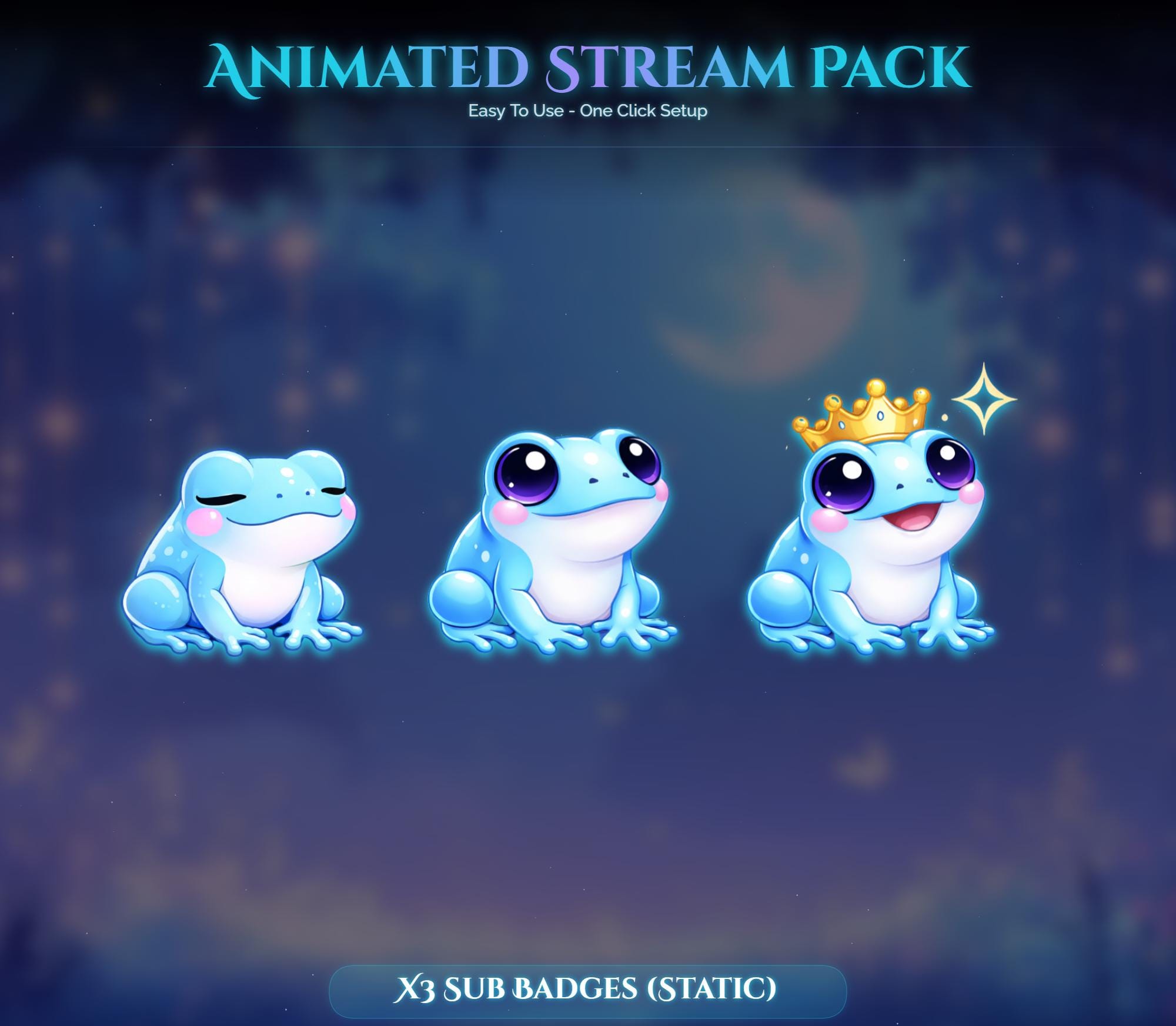 Frog Forest Magic Animated Stream Package — preview photo 7