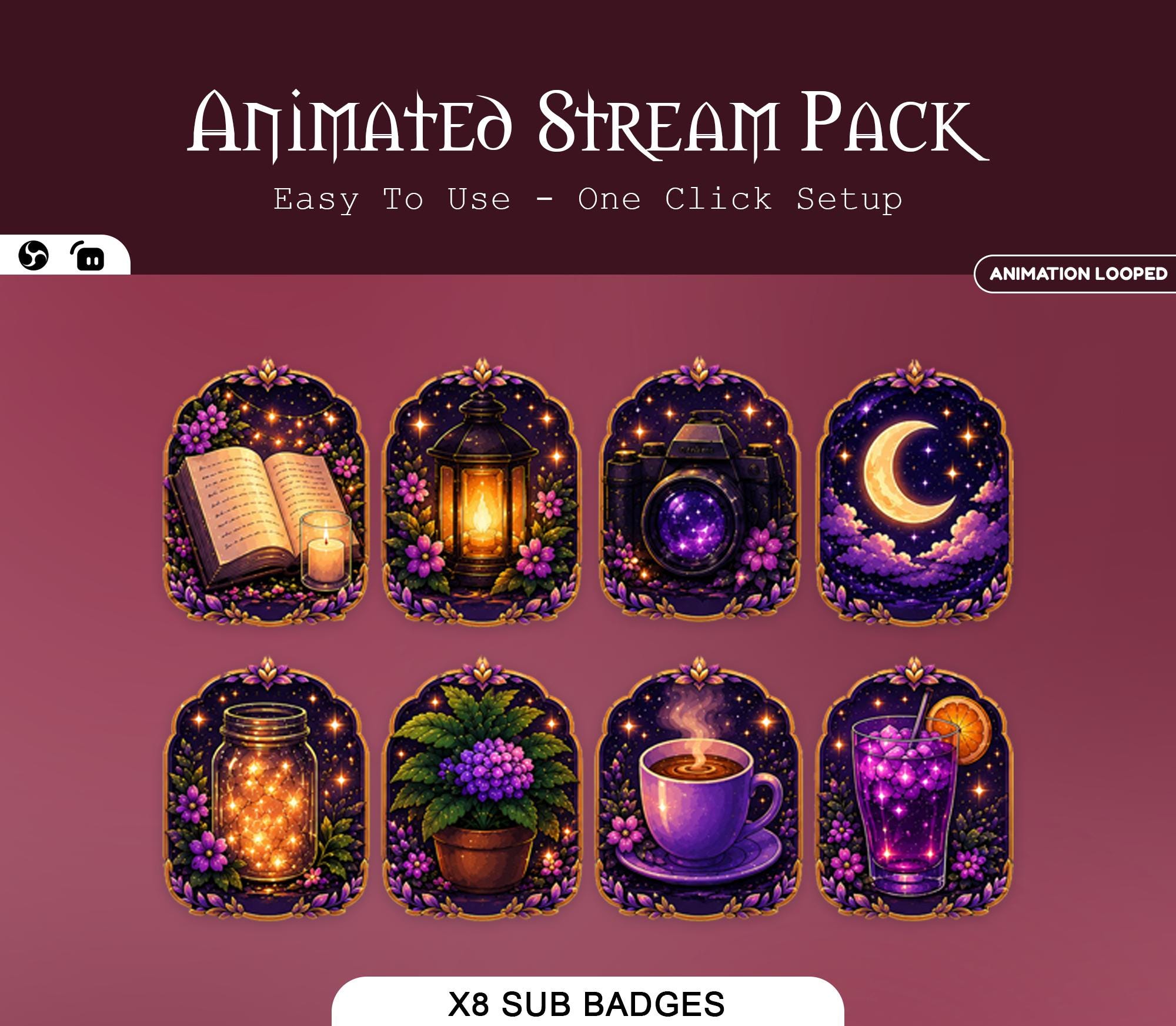 Cozy Terrace Night Cityscape Animated Overlay — preview photo 8