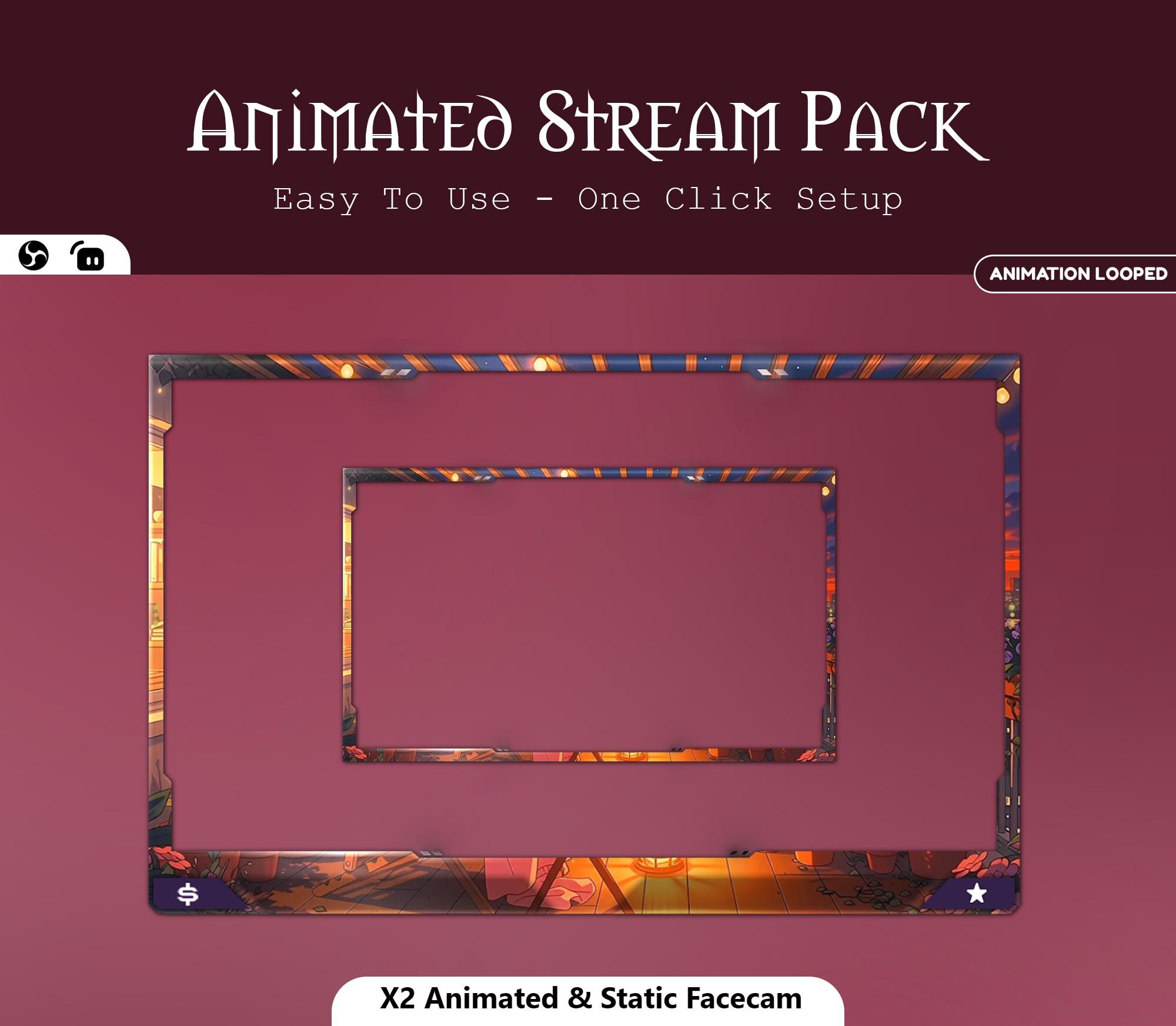 Cozy Terrace Night Cityscape Animated Overlay — preview photo 5