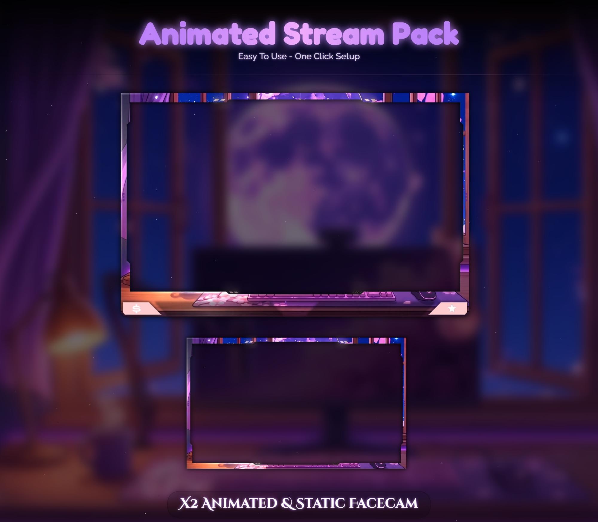 Panda Room Setup Animated Stream Pack — preview photo 5