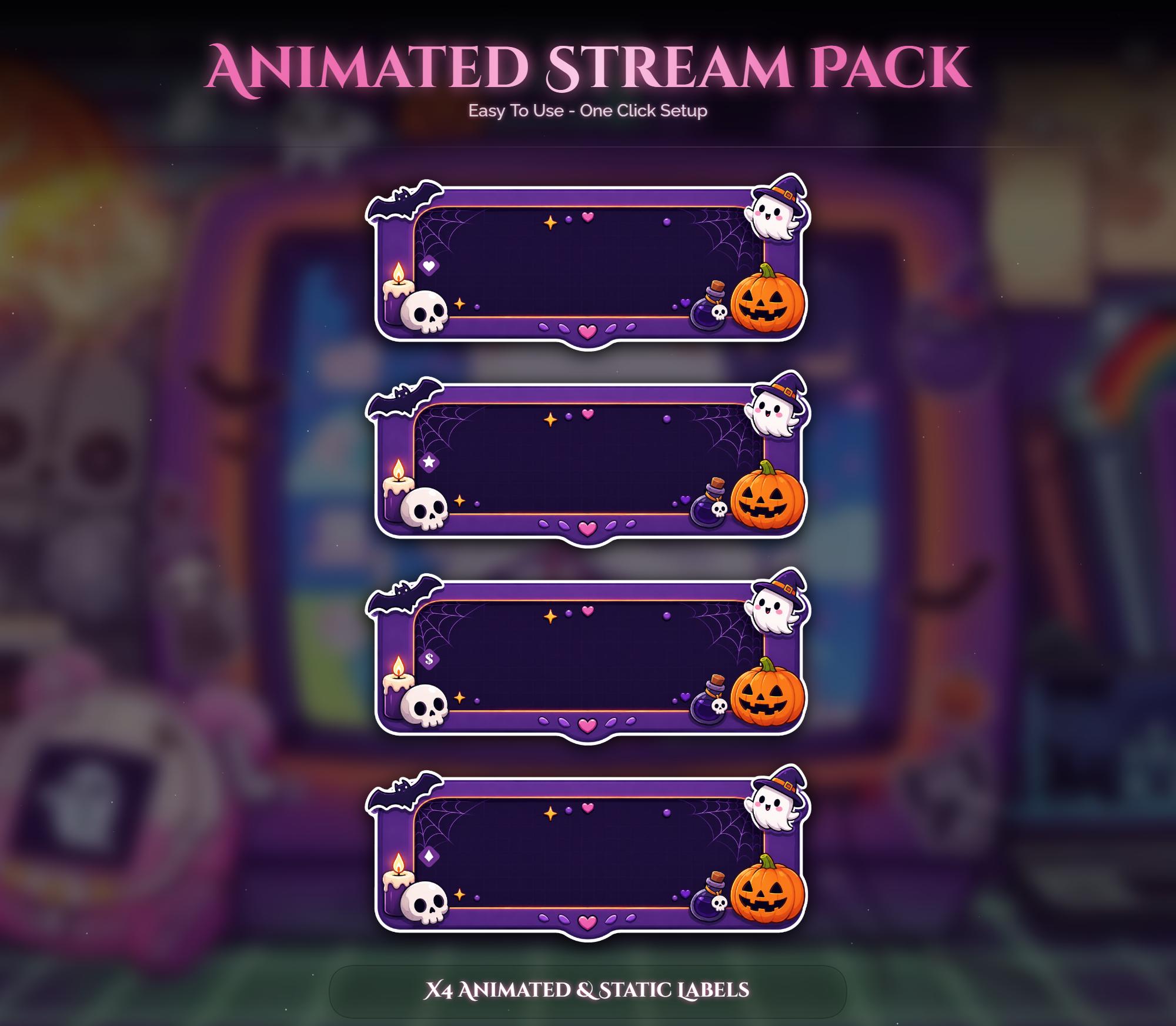 Y2K Spooky Cat Animated Overlay — preview photo 9