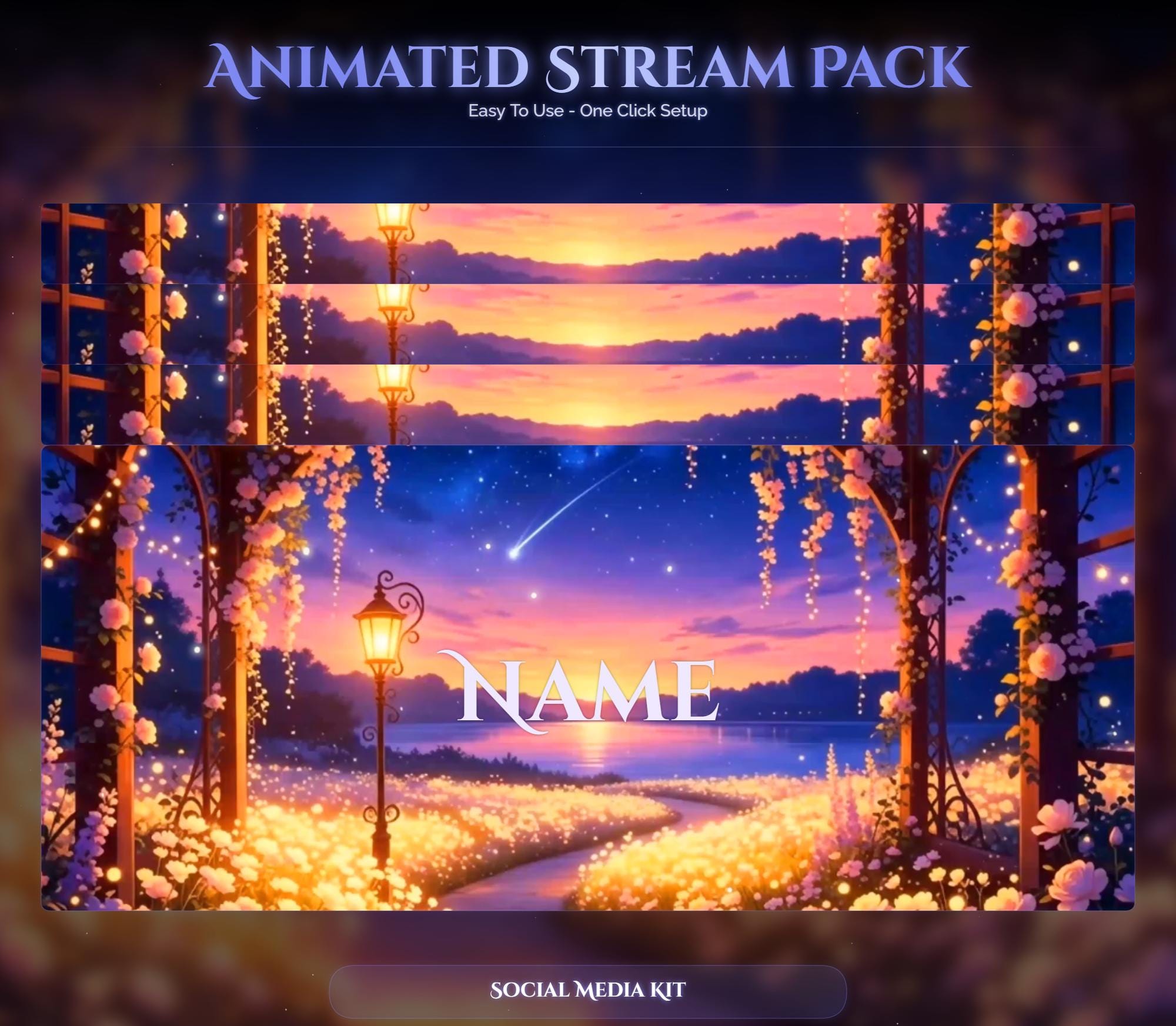 Cozy Garden Animated Overlay Bundle — preview photo 8