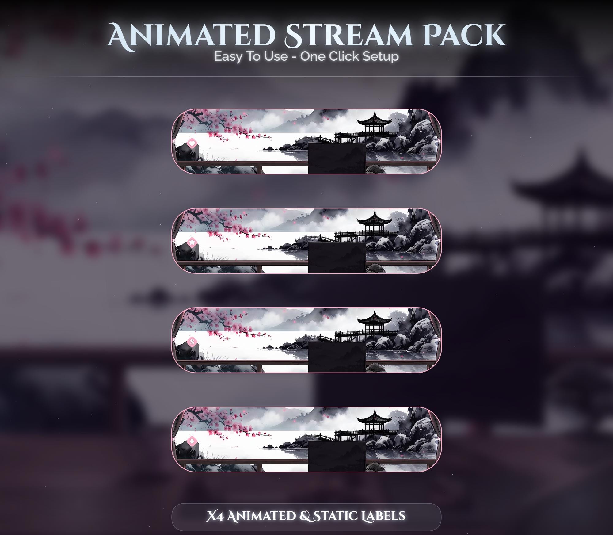 Fox Overlay Animated Stream Package: Twitch, YouTube, Kick — preview photo 9