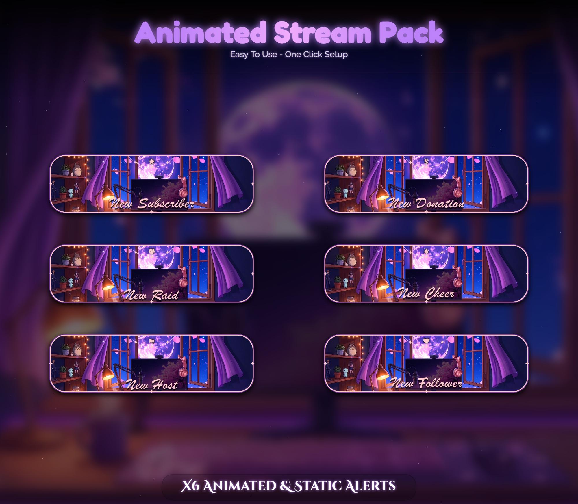 Panda Room Setup Animated Stream Pack — preview photo 6
