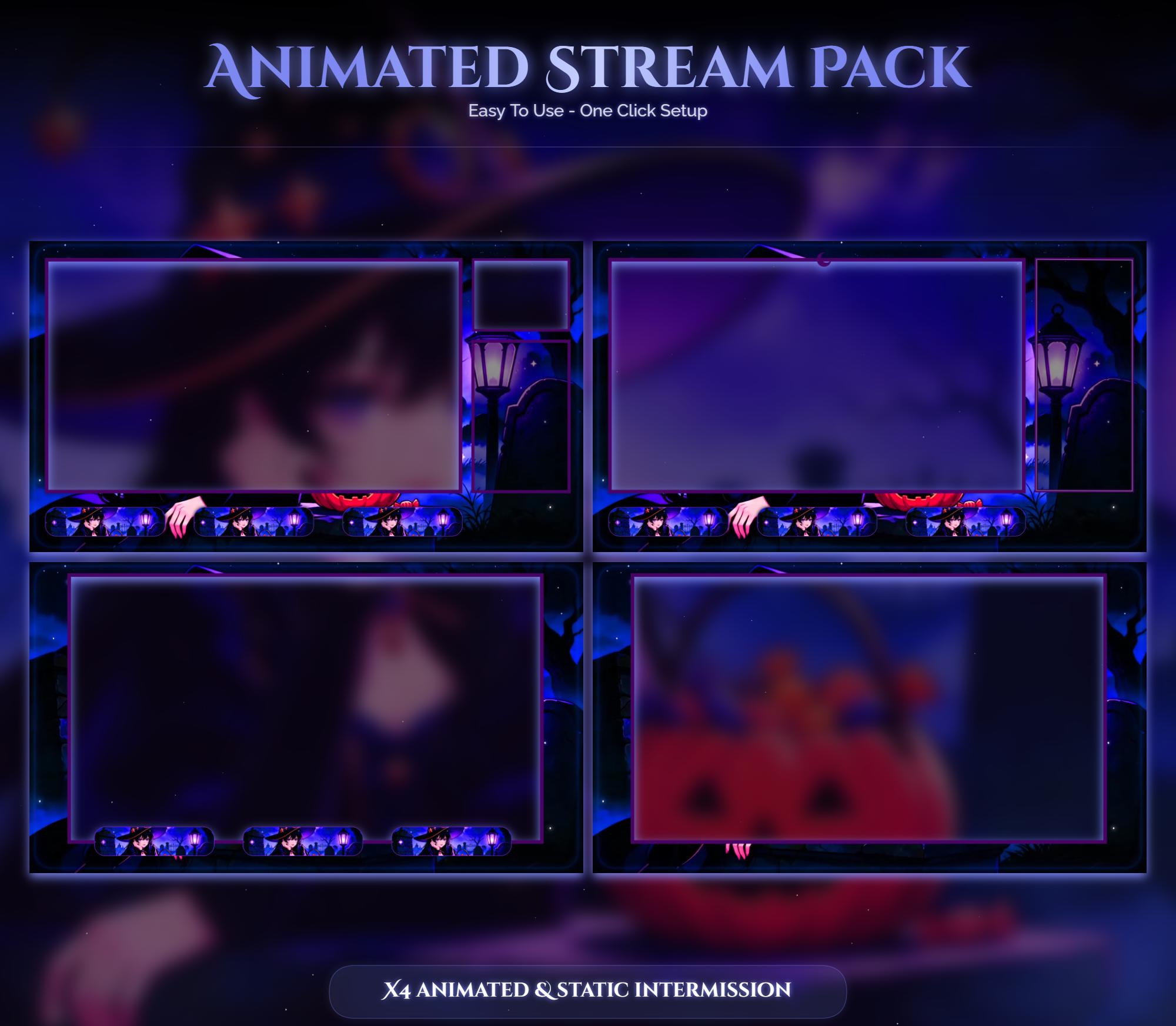 Halloween Witch Animated Overlay — preview photo 3