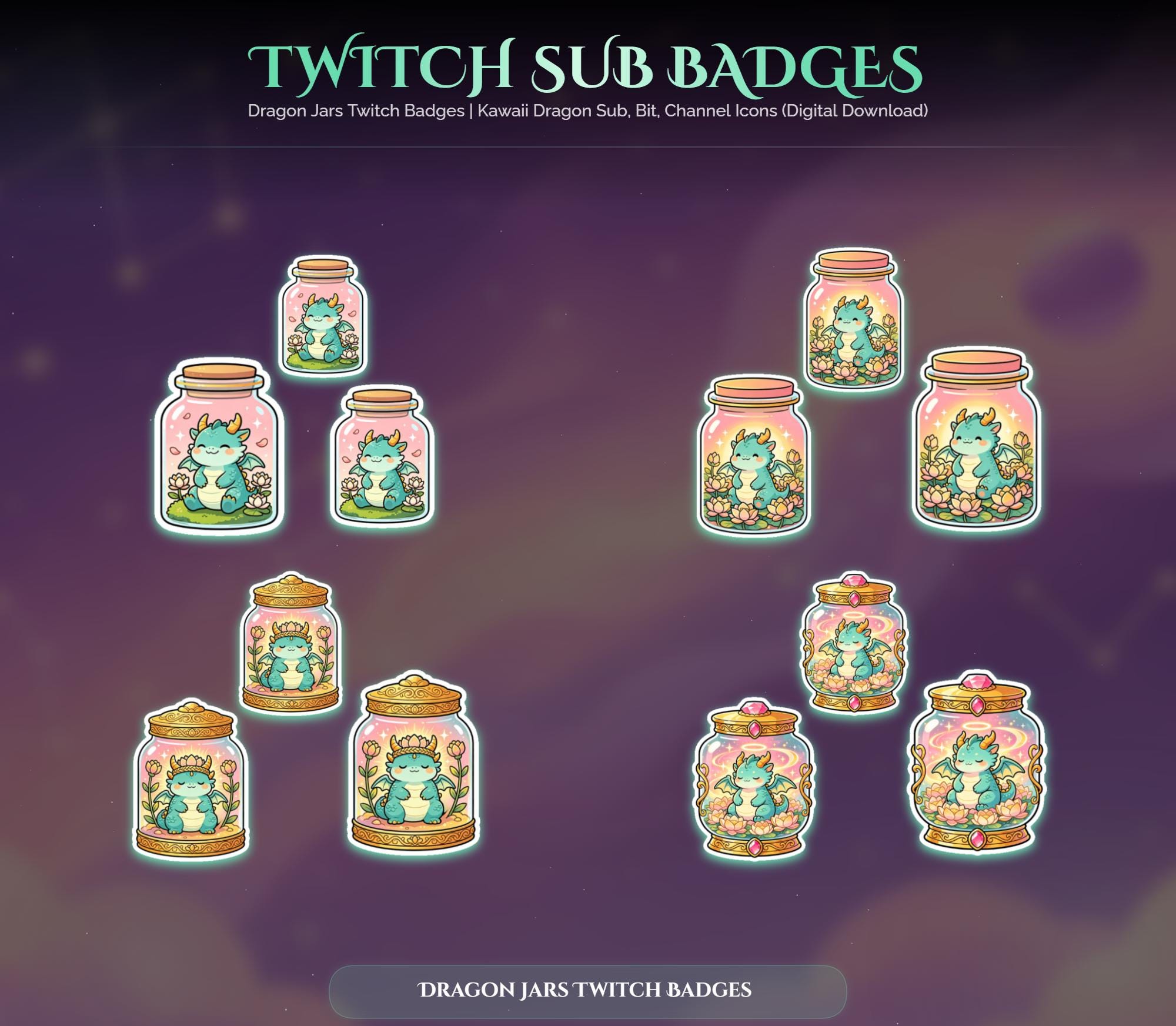 Dragon Jars Twitch Badges — preview photo 6
