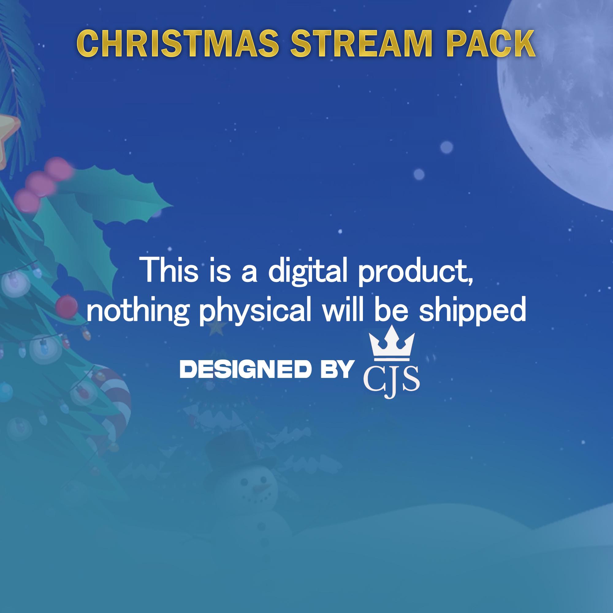 Christmas Animated Stream Package: For Twitch Overlay, YouTube, Kick, Facecam, Alerts, Christmas Overlays — preview photo 9
