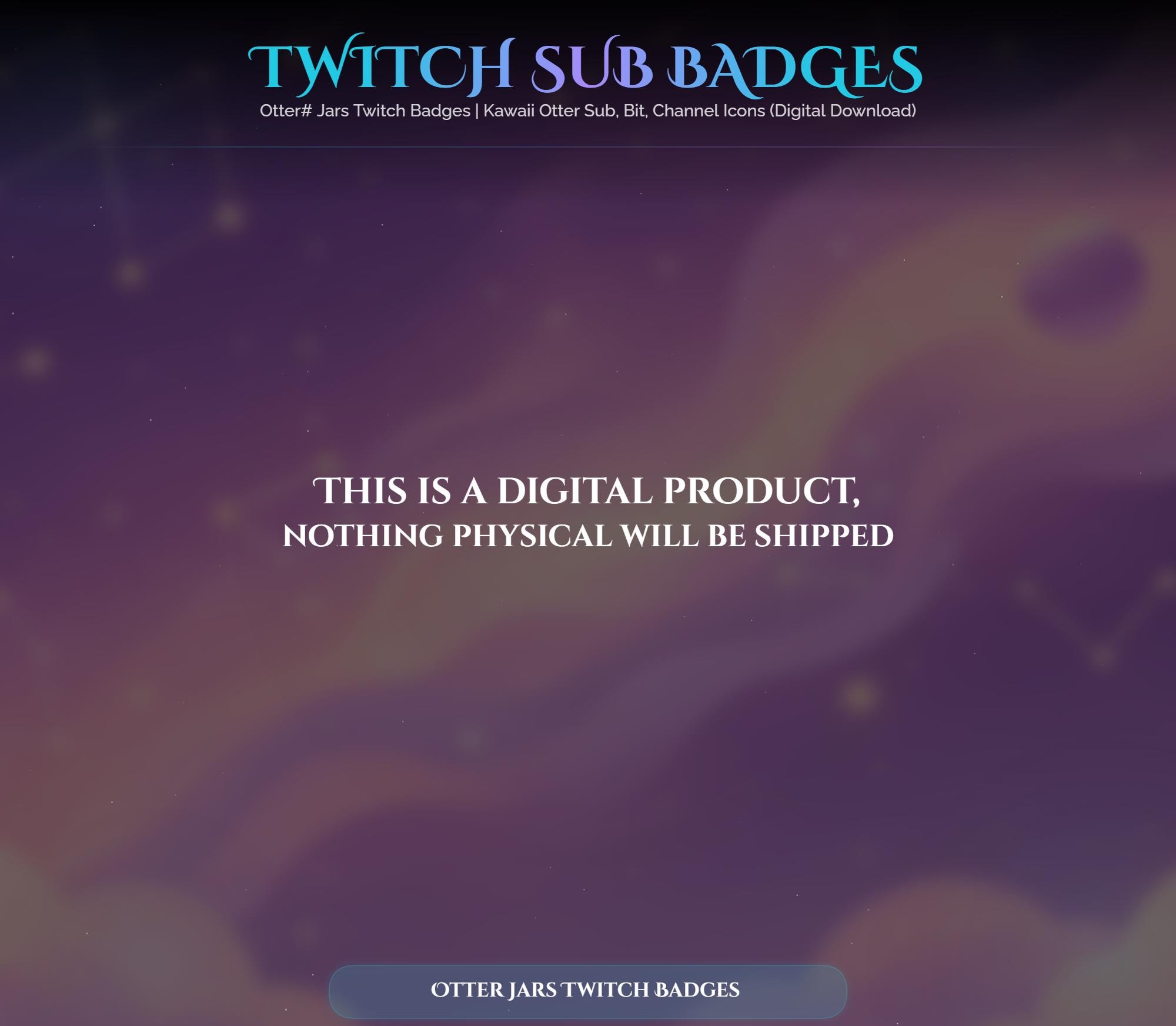 Otter Jars Twitch Badges — preview photo 10
