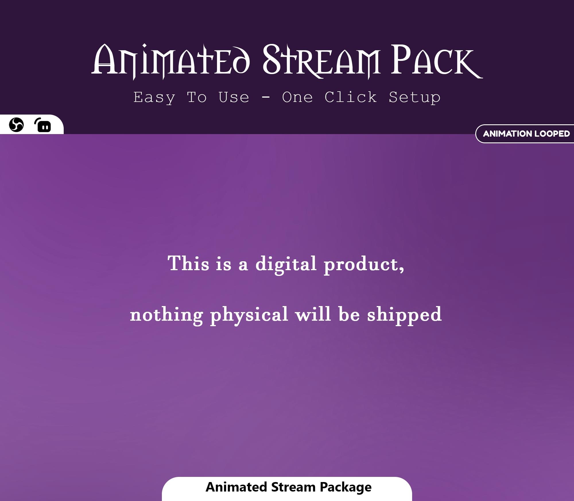 Cozy Midnight Garden Animated Overlay — preview photo 10