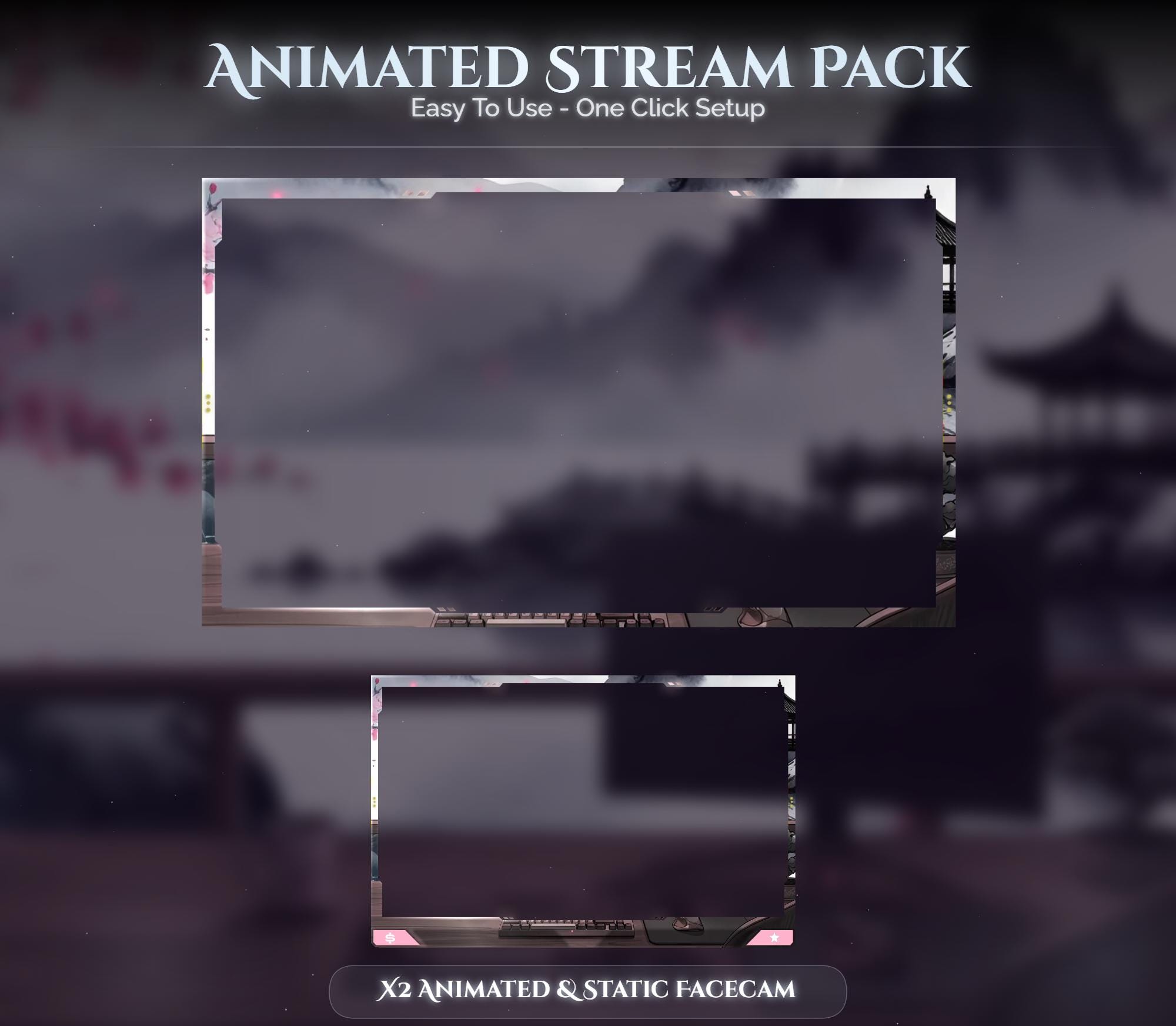 Red Panda Overlay Animated Stream Package: Twitch, YouTube, Kick — preview photo 5